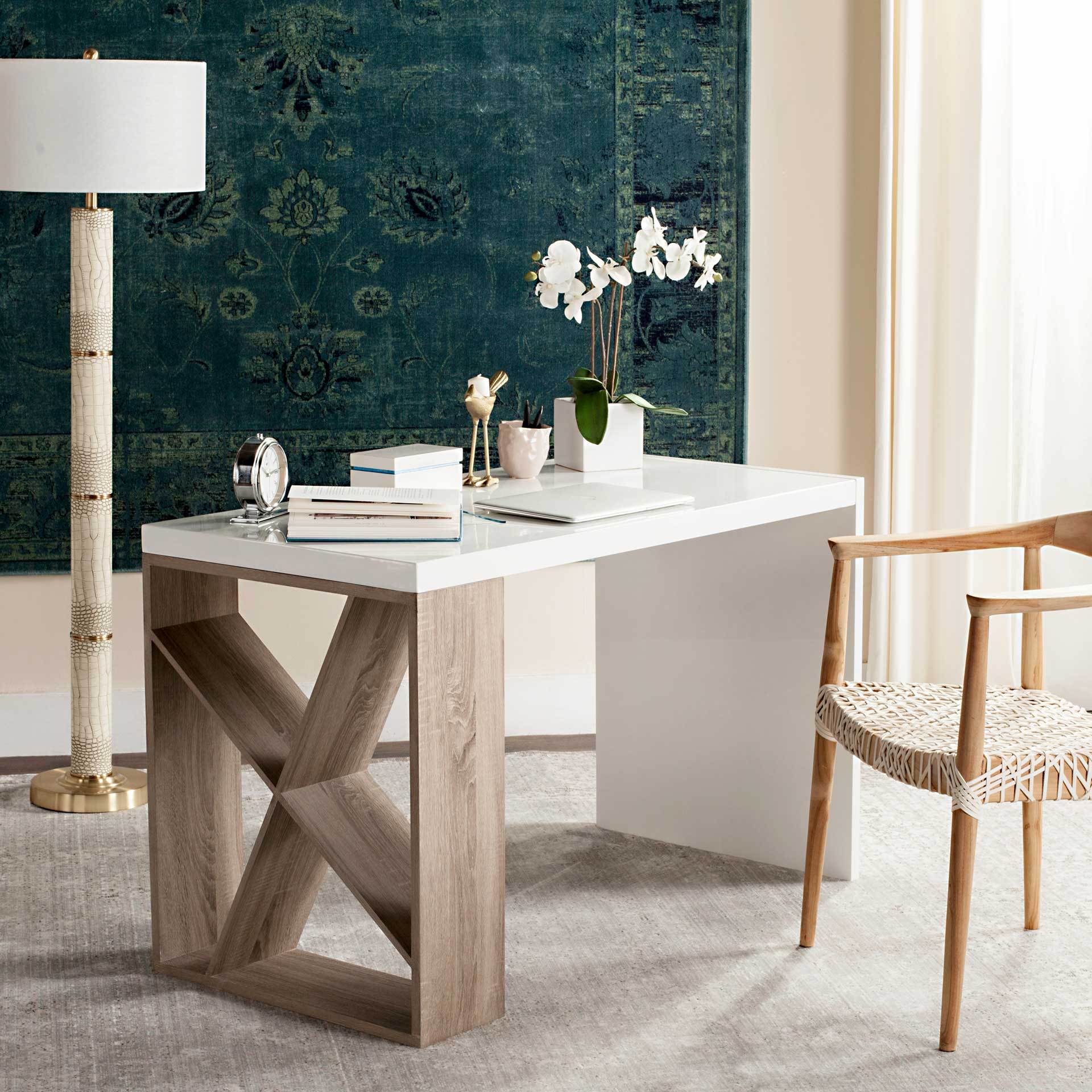 Carley Side Storage Lacquer Desk - Image 4