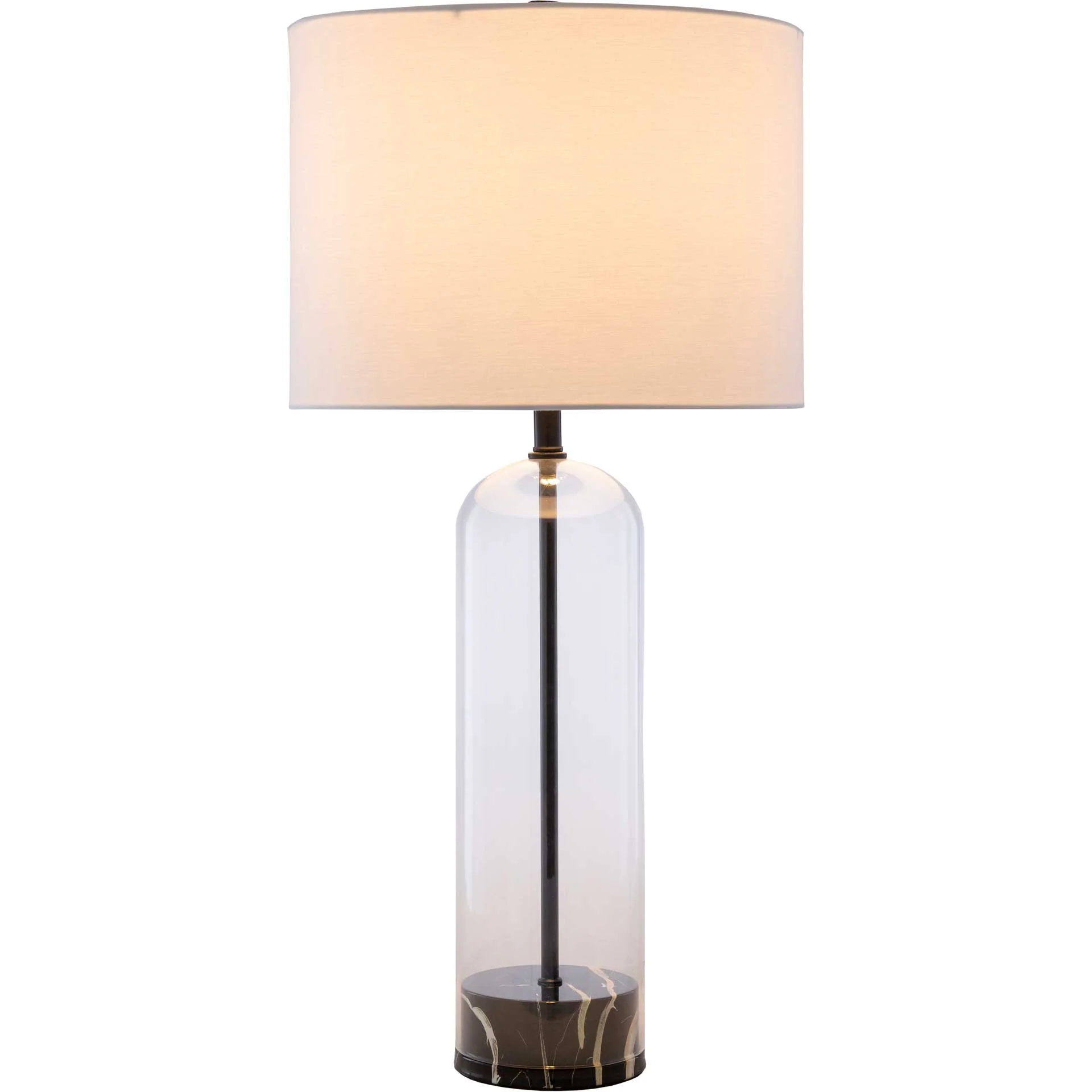 Carlos Table Lamp White/Black - Image 2
