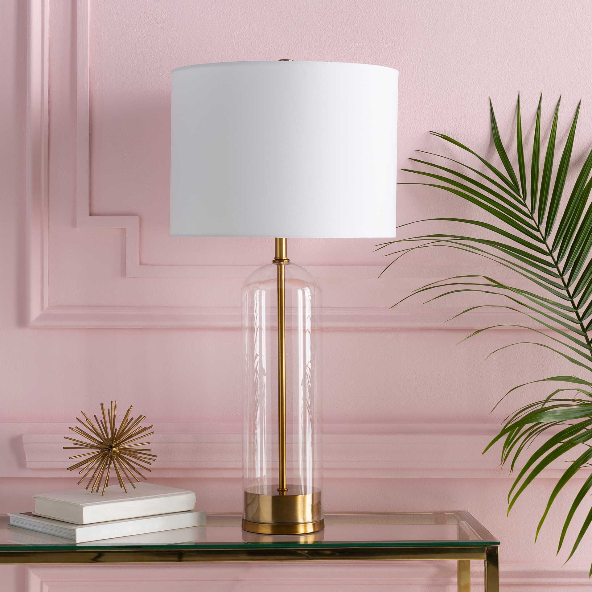 Carlos Table Lamp White/Gold - Image 6