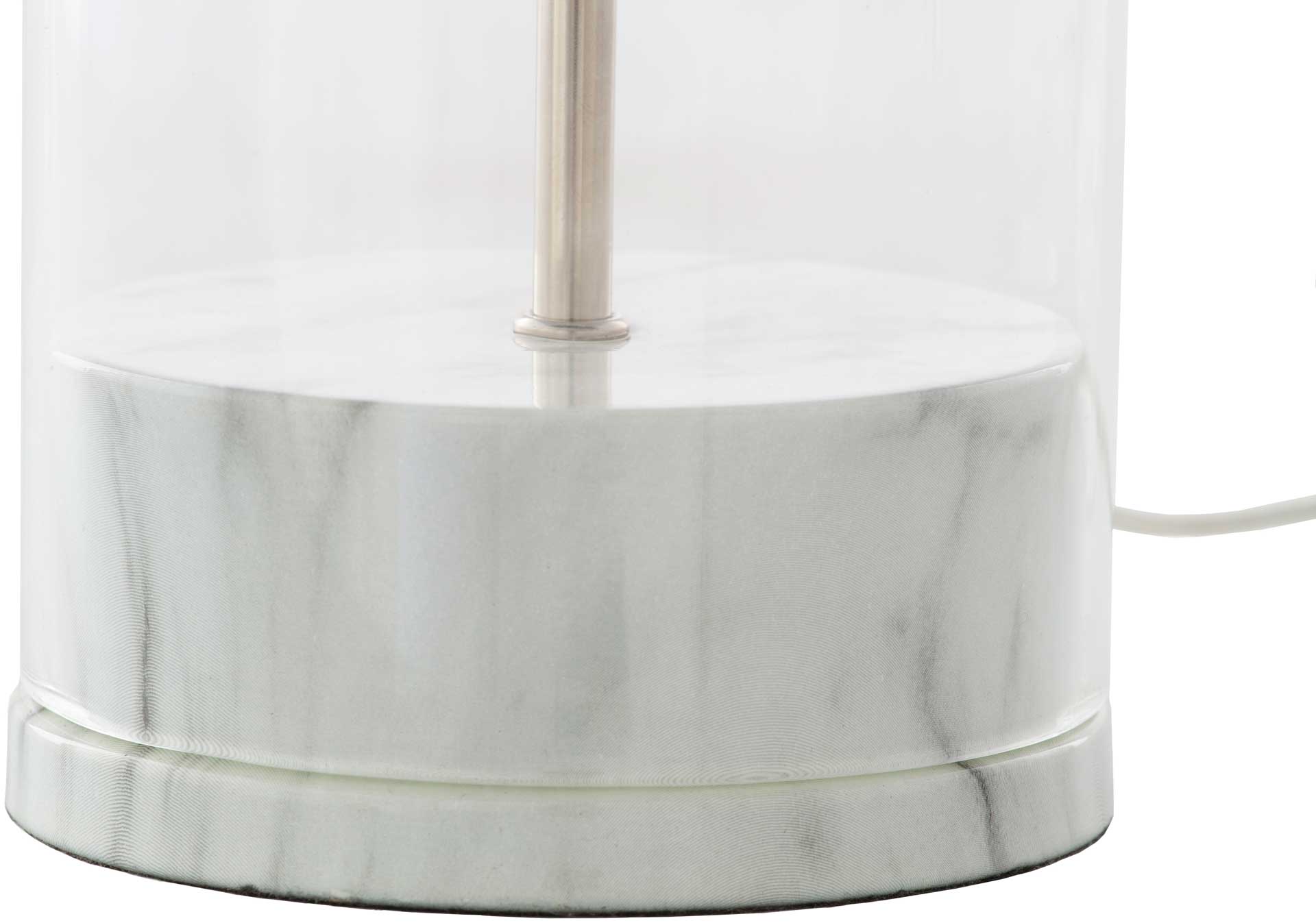 Carlos Table Lamp White/Light Gray - Image 4