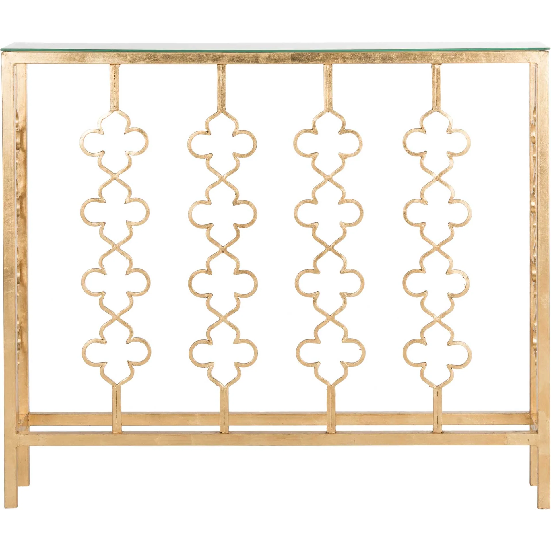Carmelo Console Table Antique Gold - Image 2