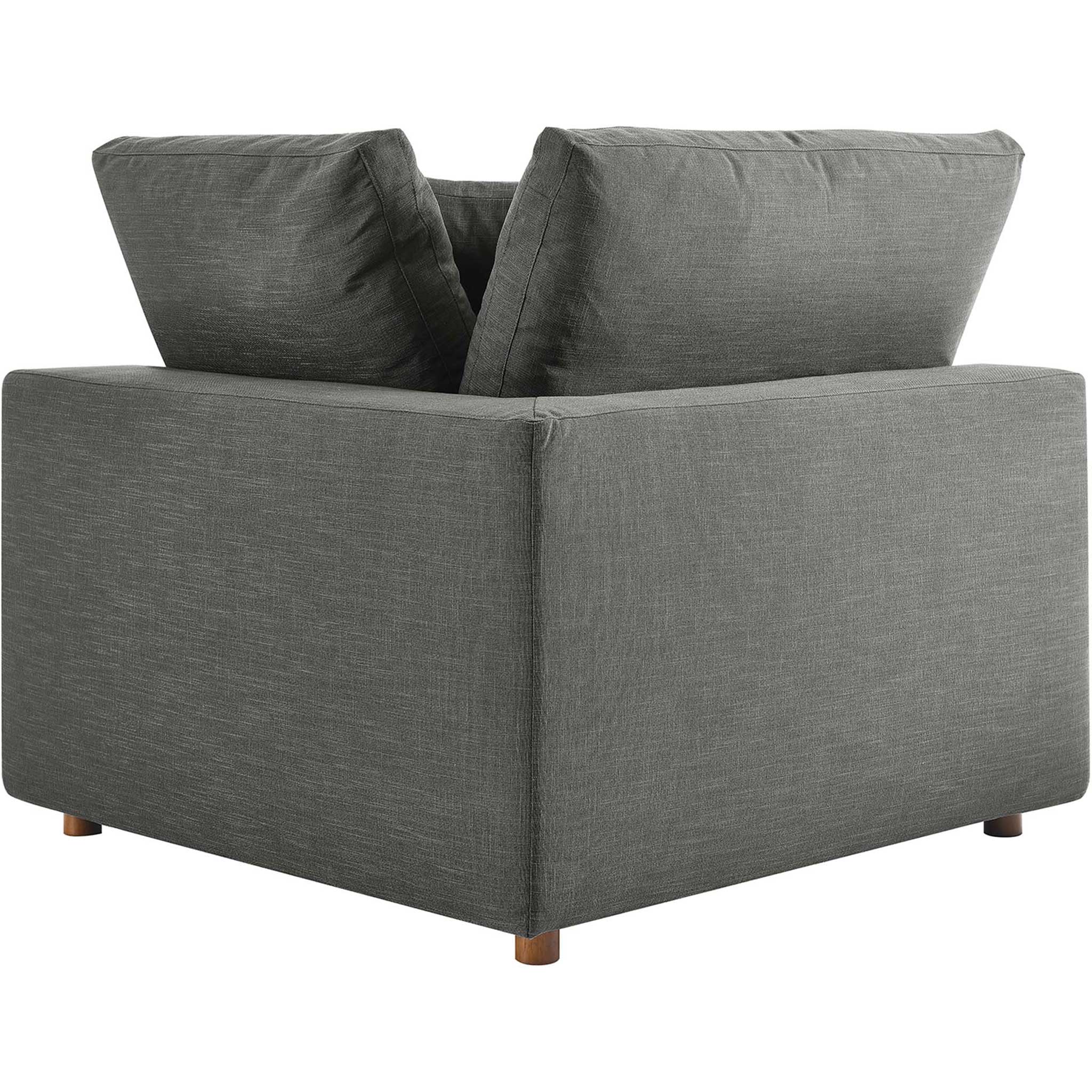Carmen 4 Piece Modular Sectional Sofa Gray - Image 5