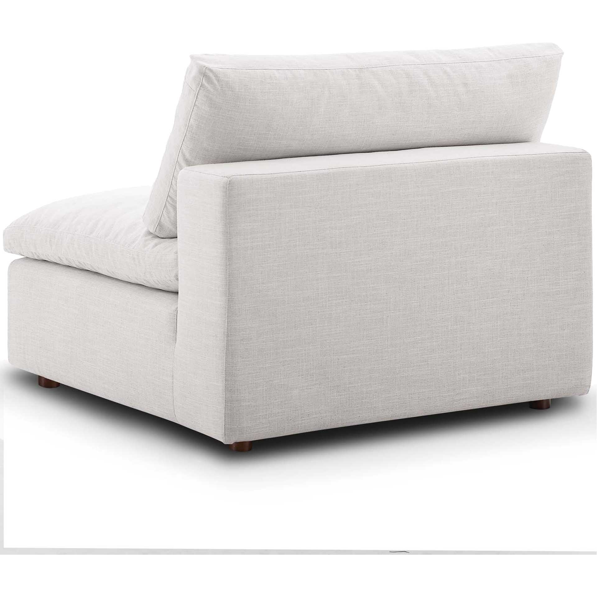 Carmen 5 Piece Armless Modular Sofa Beige - Image 6