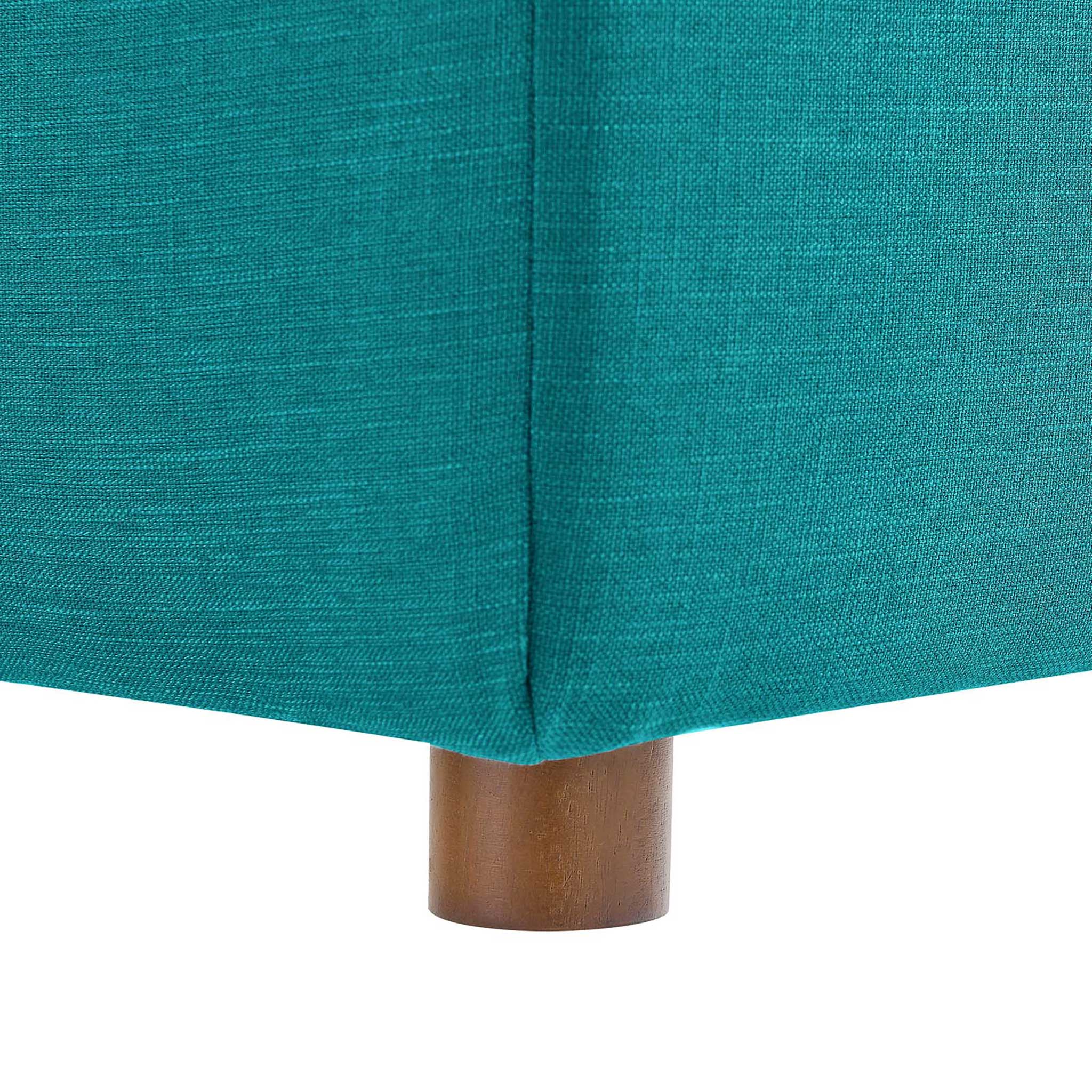 Carmen 5 Piece Armless Modular Sofa Teal - Image 8