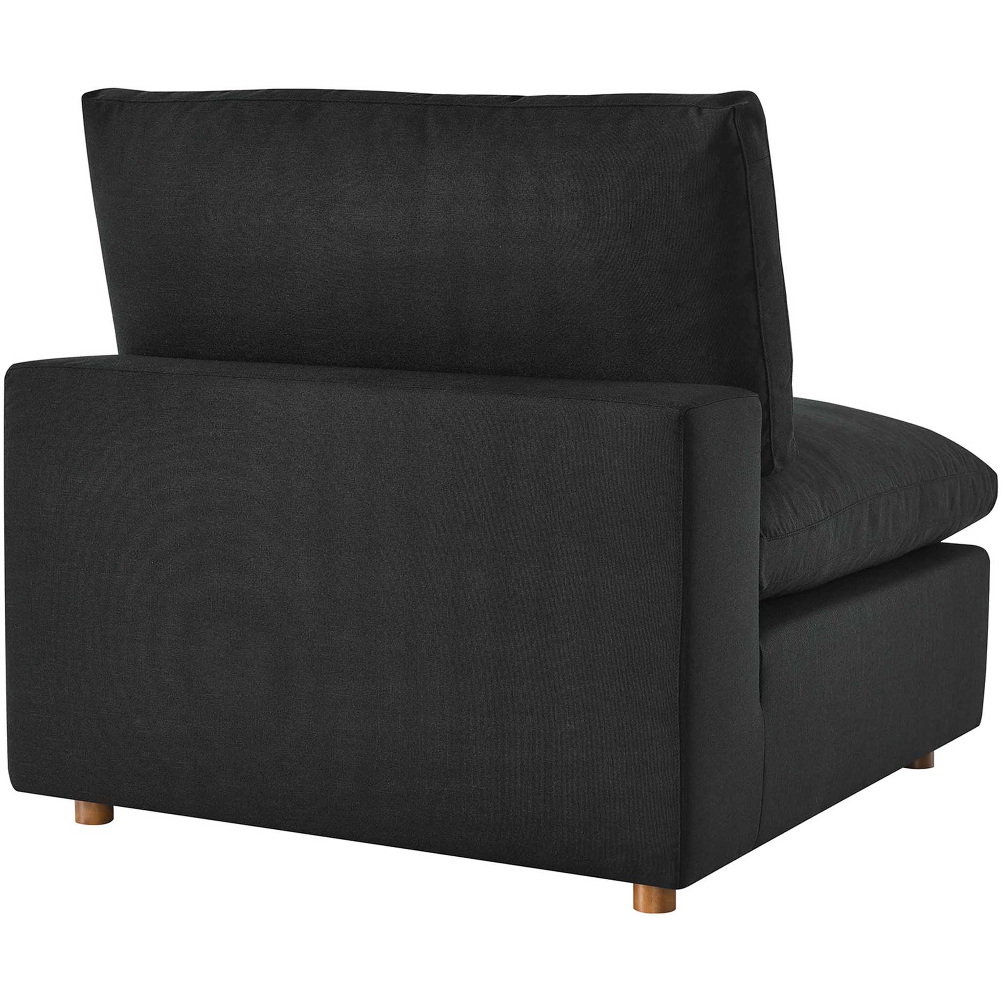 Carmen 5 Piece Modular Sectional Sofa Black - Image 7