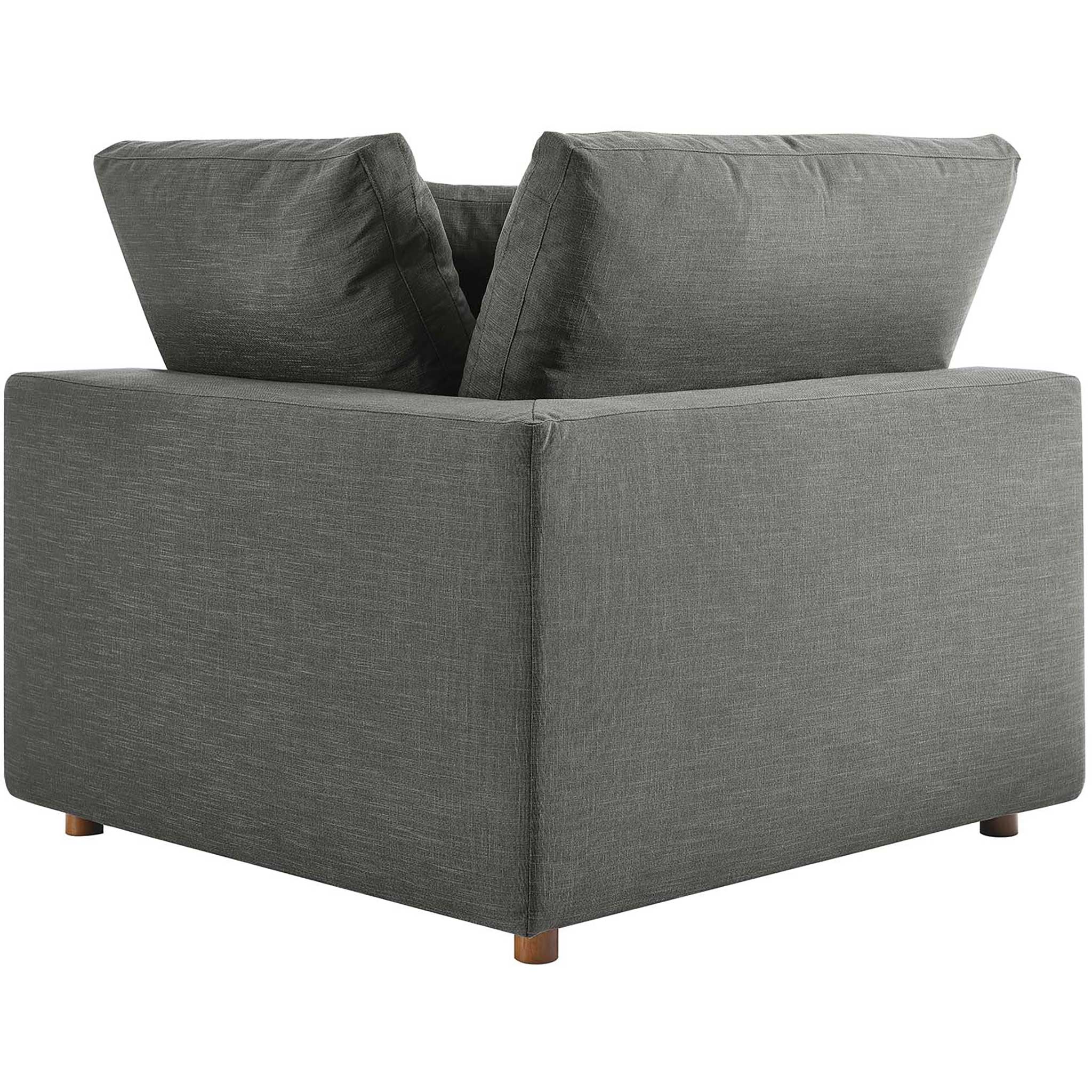 Carmen 5 Piece Modular Sectional Sofa Gray - Image 5