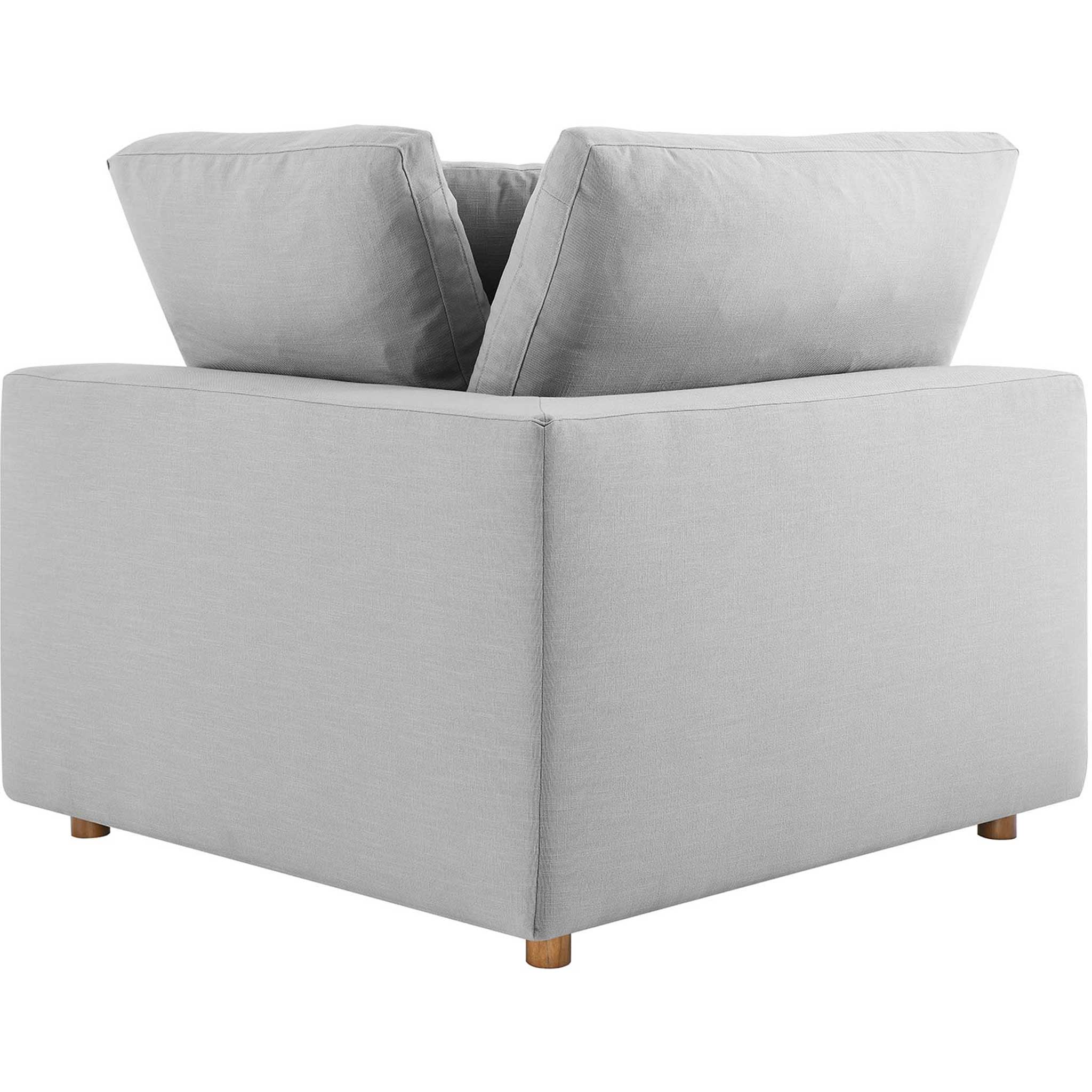 Carmen 5 Piece Modular Sectional Sofa Light Gray - Image 5