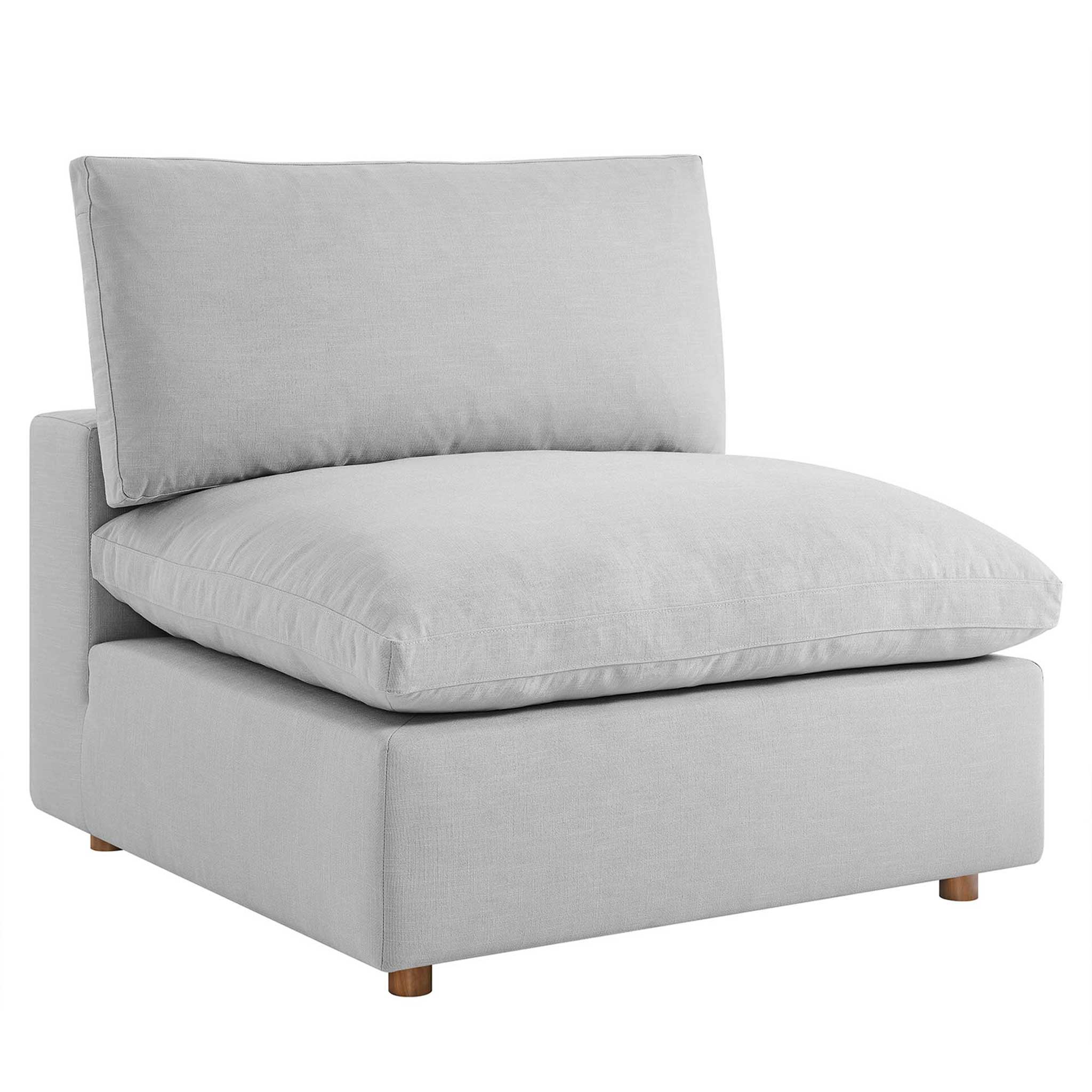 Carmen 5 Piece Modular Sectional Sofa Light Gray - Image 6