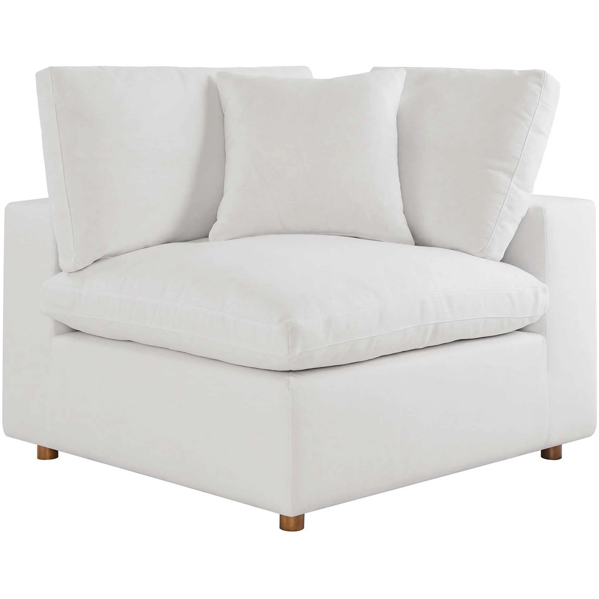 Carmen 5 Piece Modular Sectional Sofa Pure White - Image 4