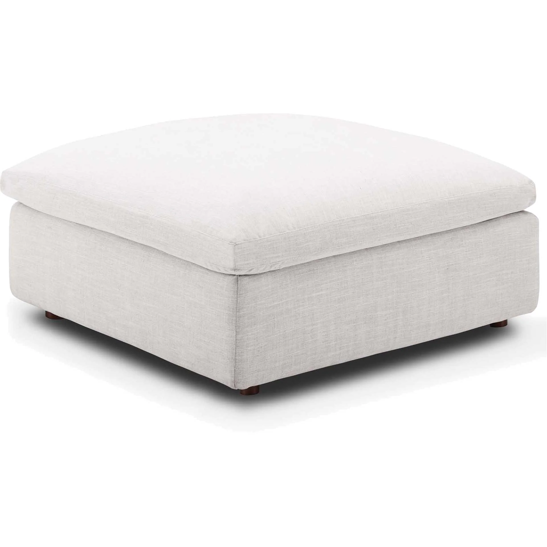 Carmen 5 Piece Modular Sofa with Ottoman Beige - Image 8