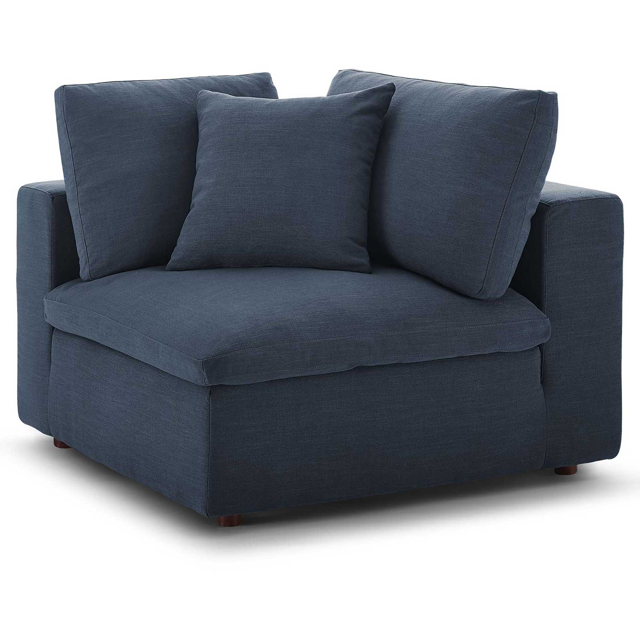 Carmen 6 Piece Modular Sectional Sofa Azure - Image 6