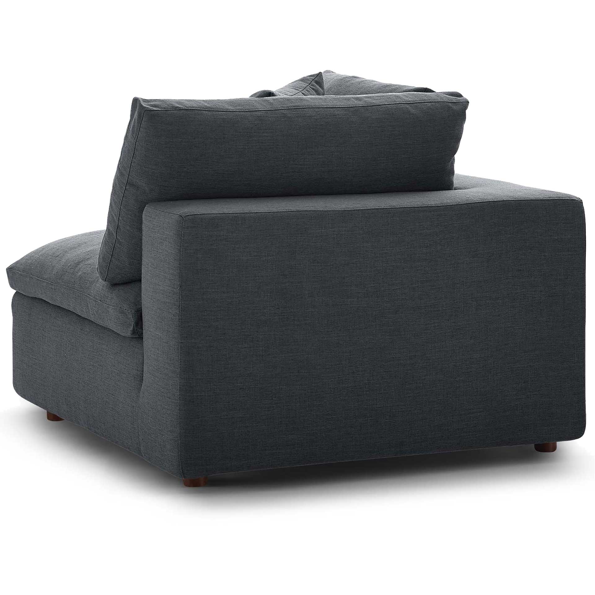 Carmen 6 Piece Modular Sectional Sofa Gray - Image 4