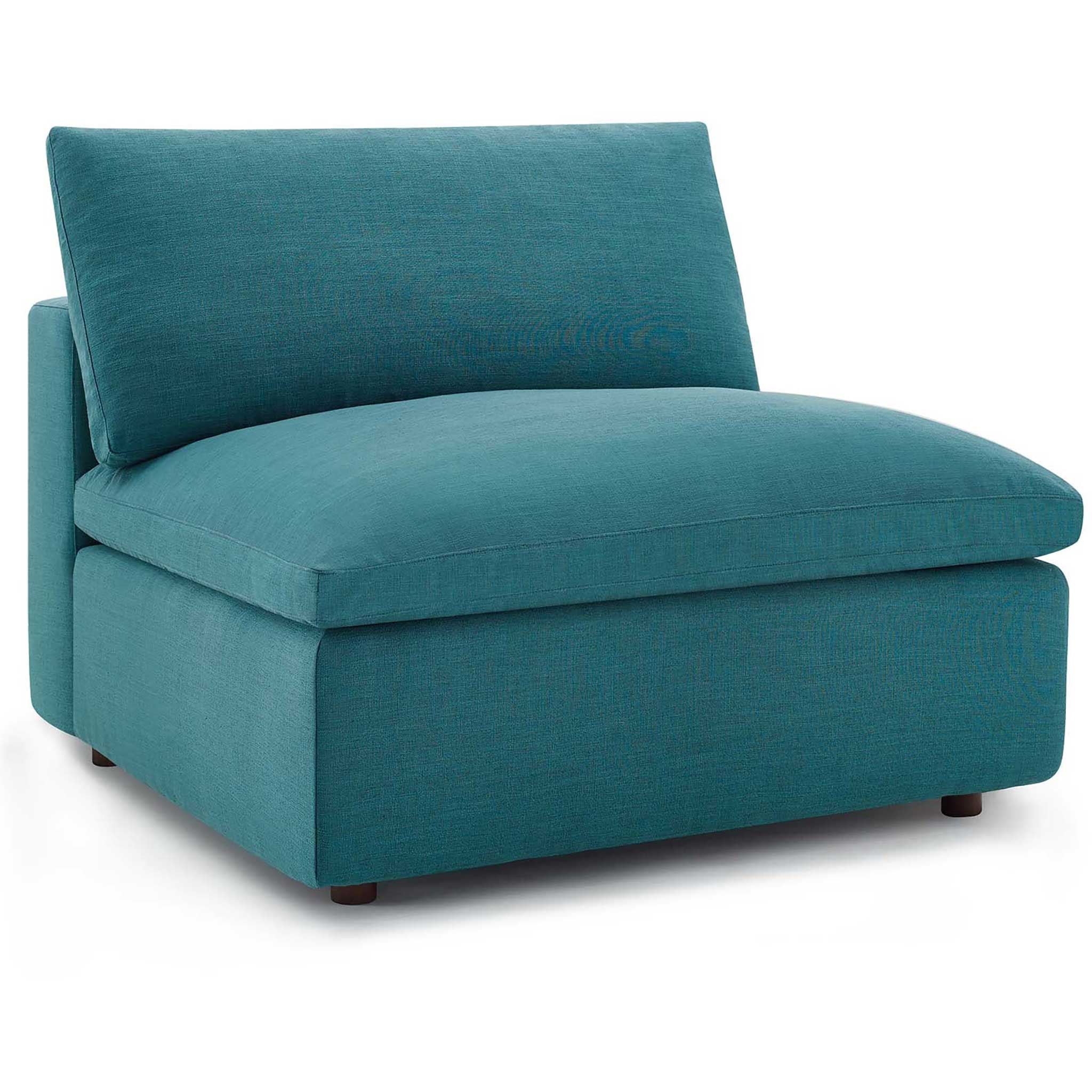 Carmen 6 Piece Modular Sectional Sofa Teal - Image 3