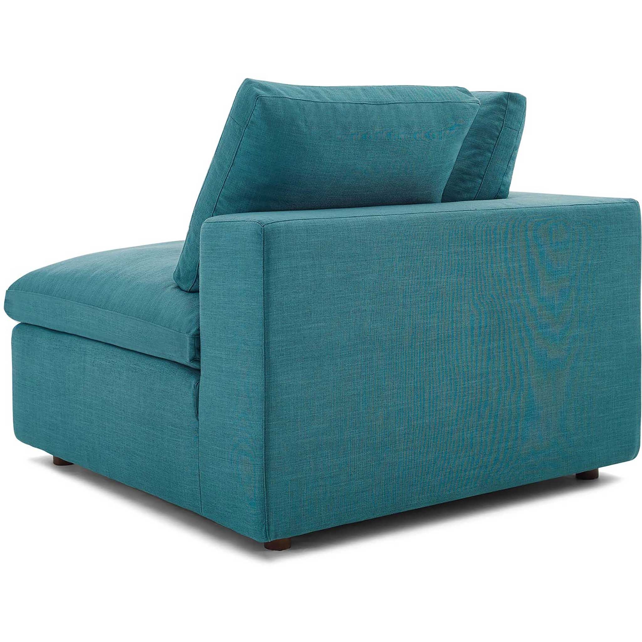 Carmen 6 Piece Modular Sectional Sofa Teal - Image 6