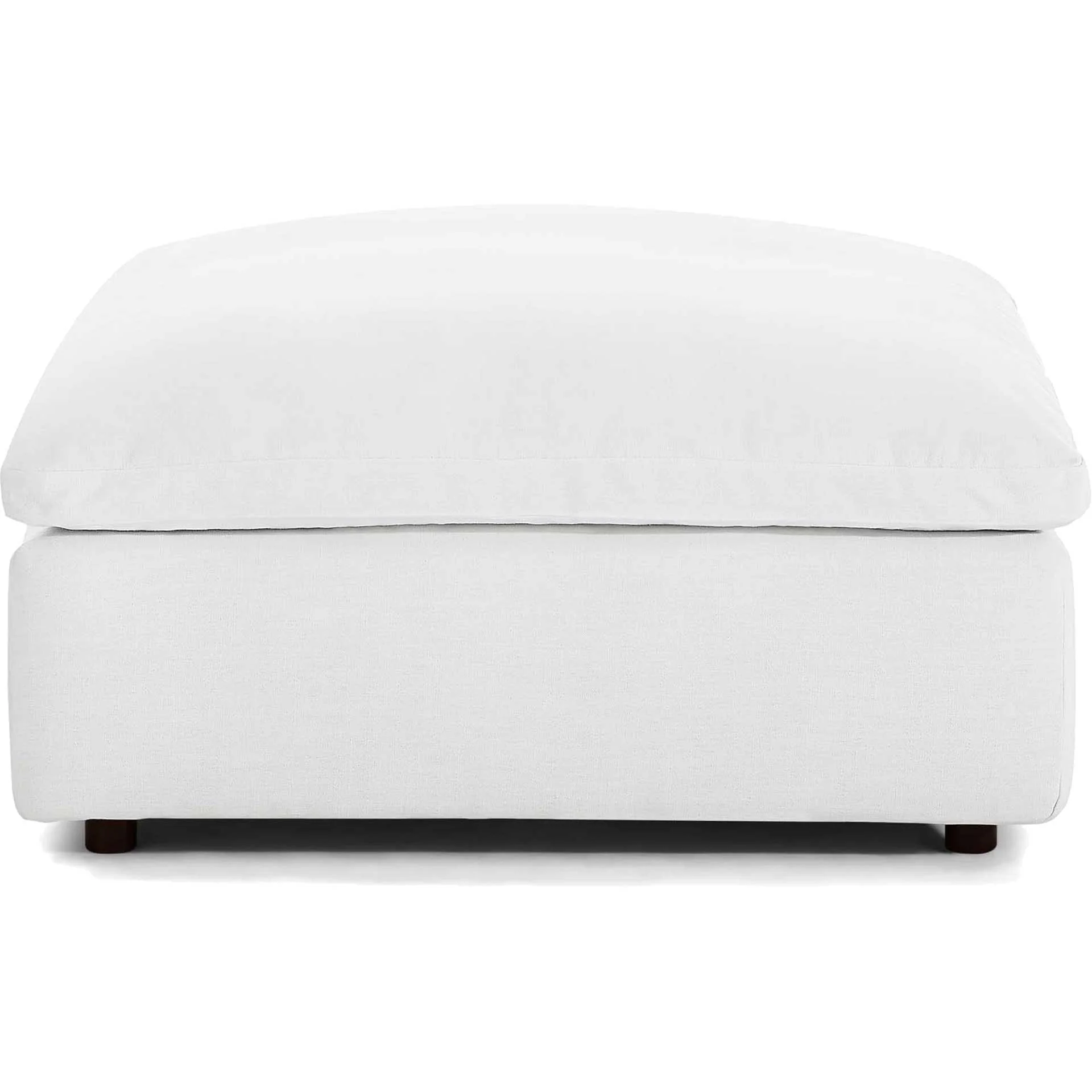 Carmen 6 Piece Modular Sofa with Ottomans White - Image 8