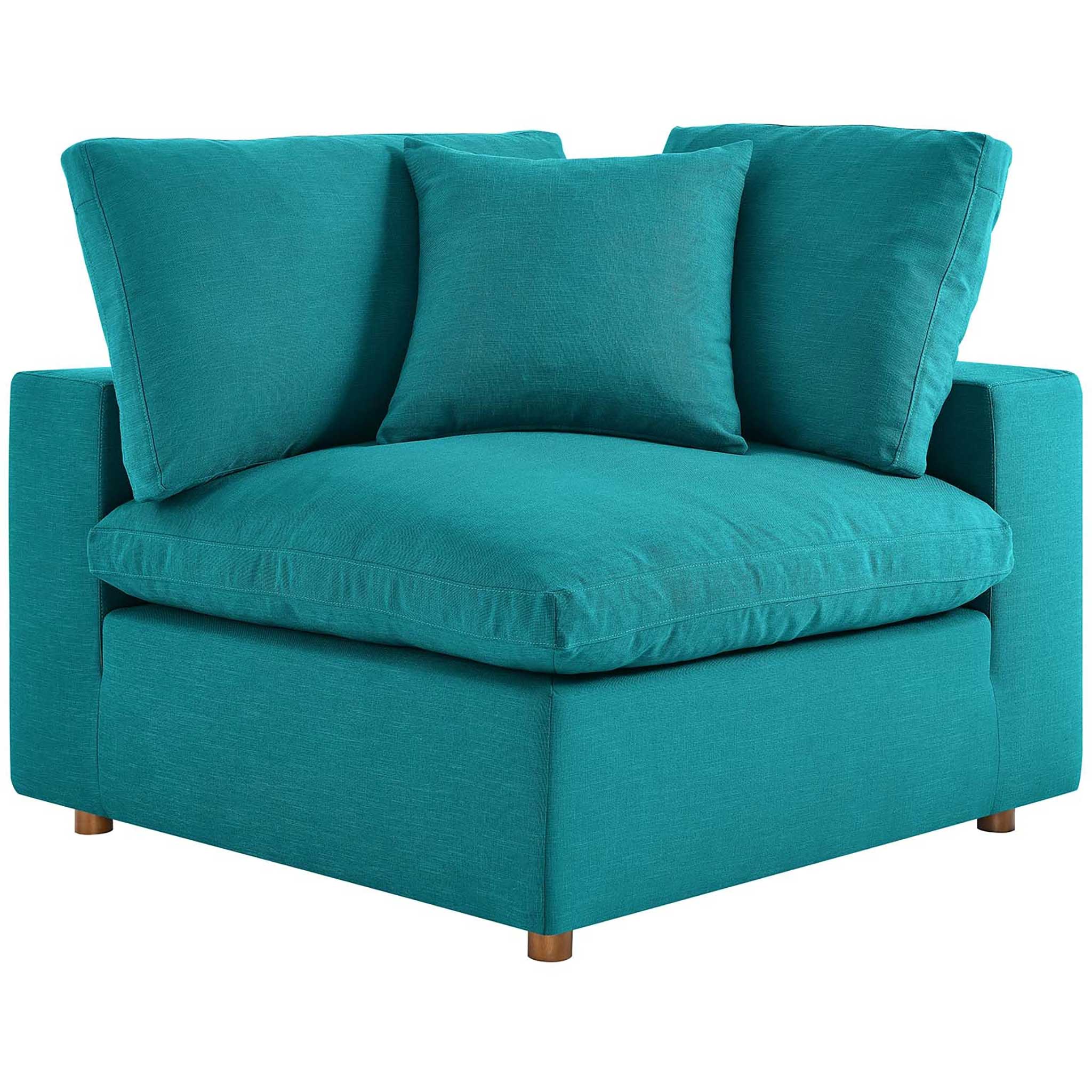 Carmen 8 Piece Modular Sectional Sofa Teal - Image 4