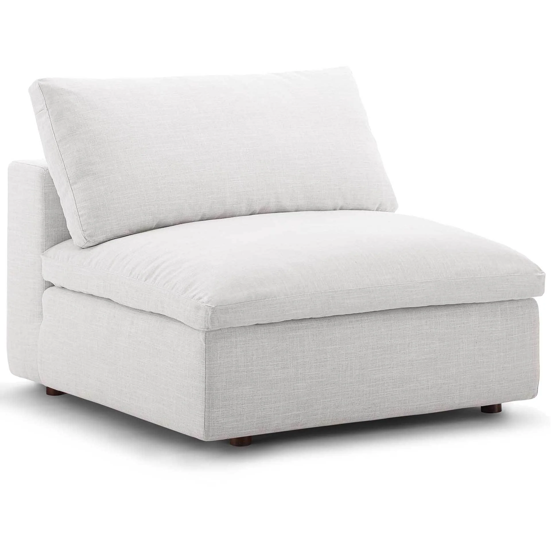 Carmen Down Filled Overstuffed Sofa Beige - Image 4