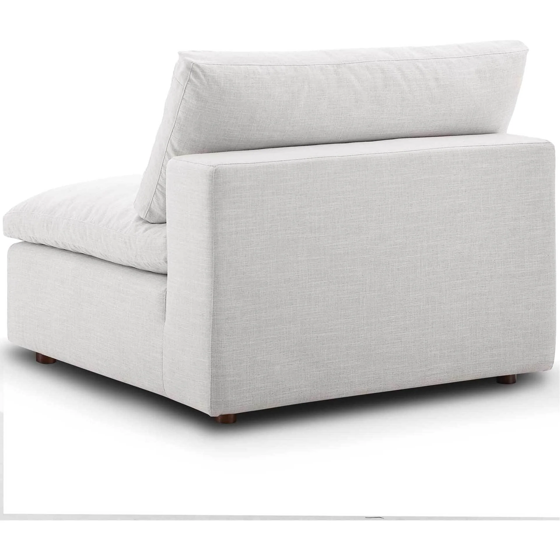Carmen Down Filled Overstuffed Sofa Beige - Image 5