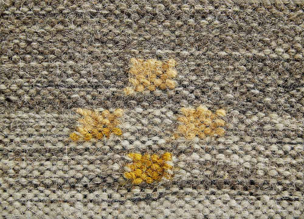 Carolina Dennison Neutral/Brown Area Rug - Image 4