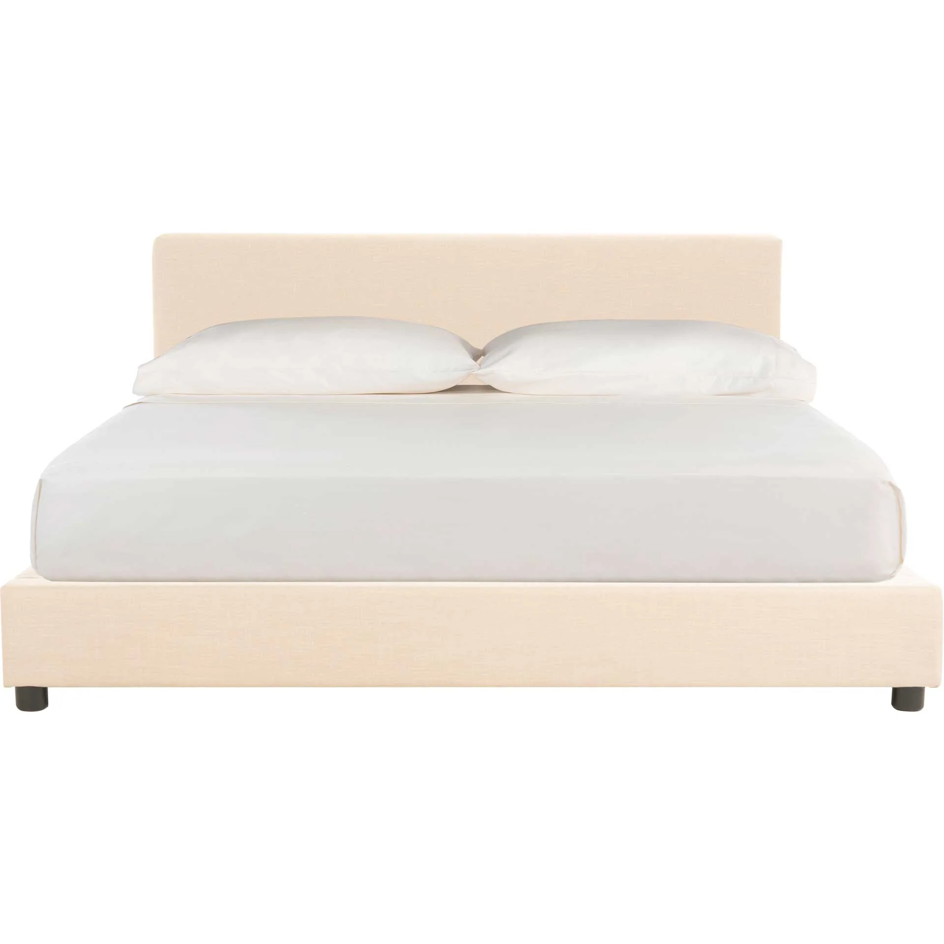 Carolina Upholstered Bed Beige - Image 2