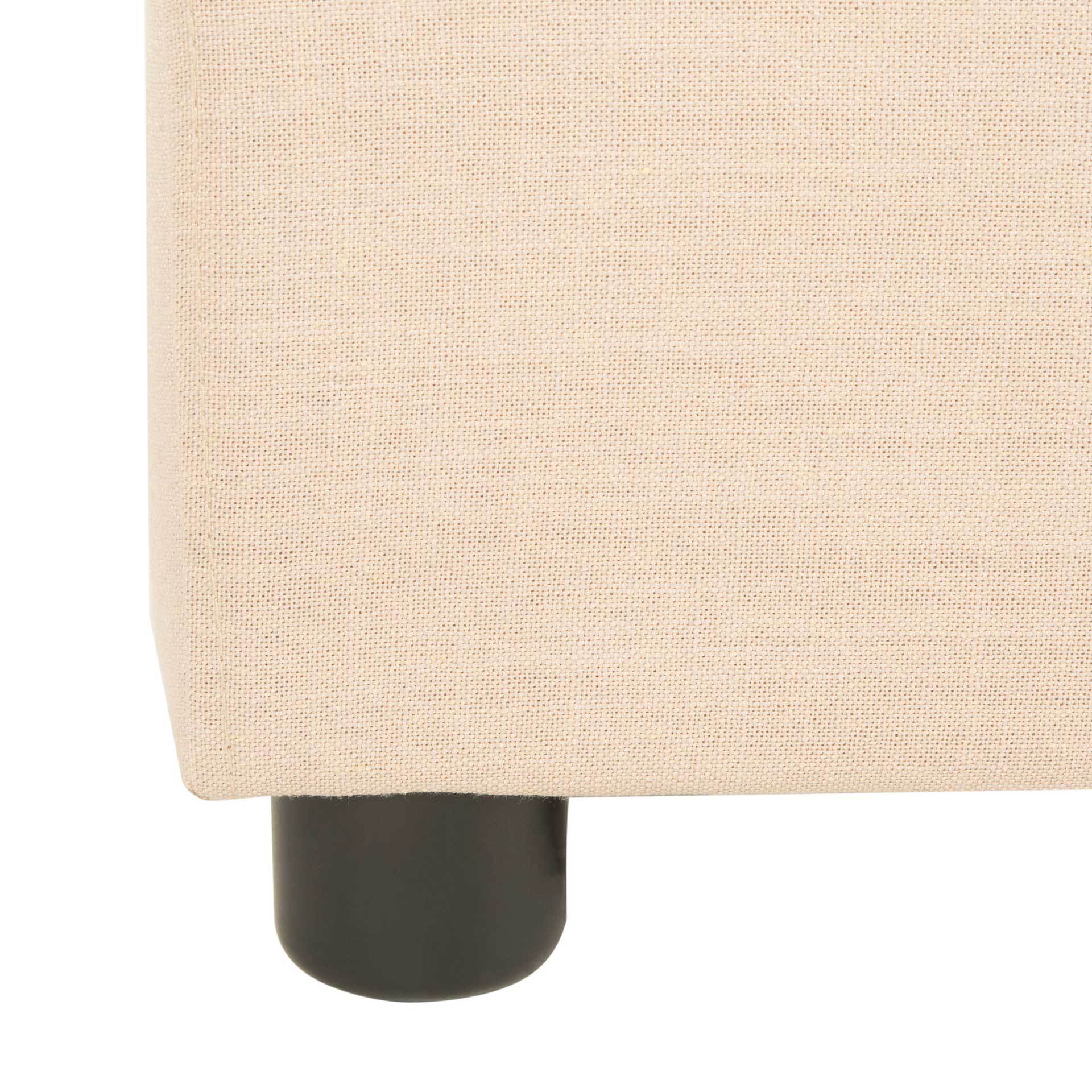 Carolina Upholstered Bed Beige - Image 4