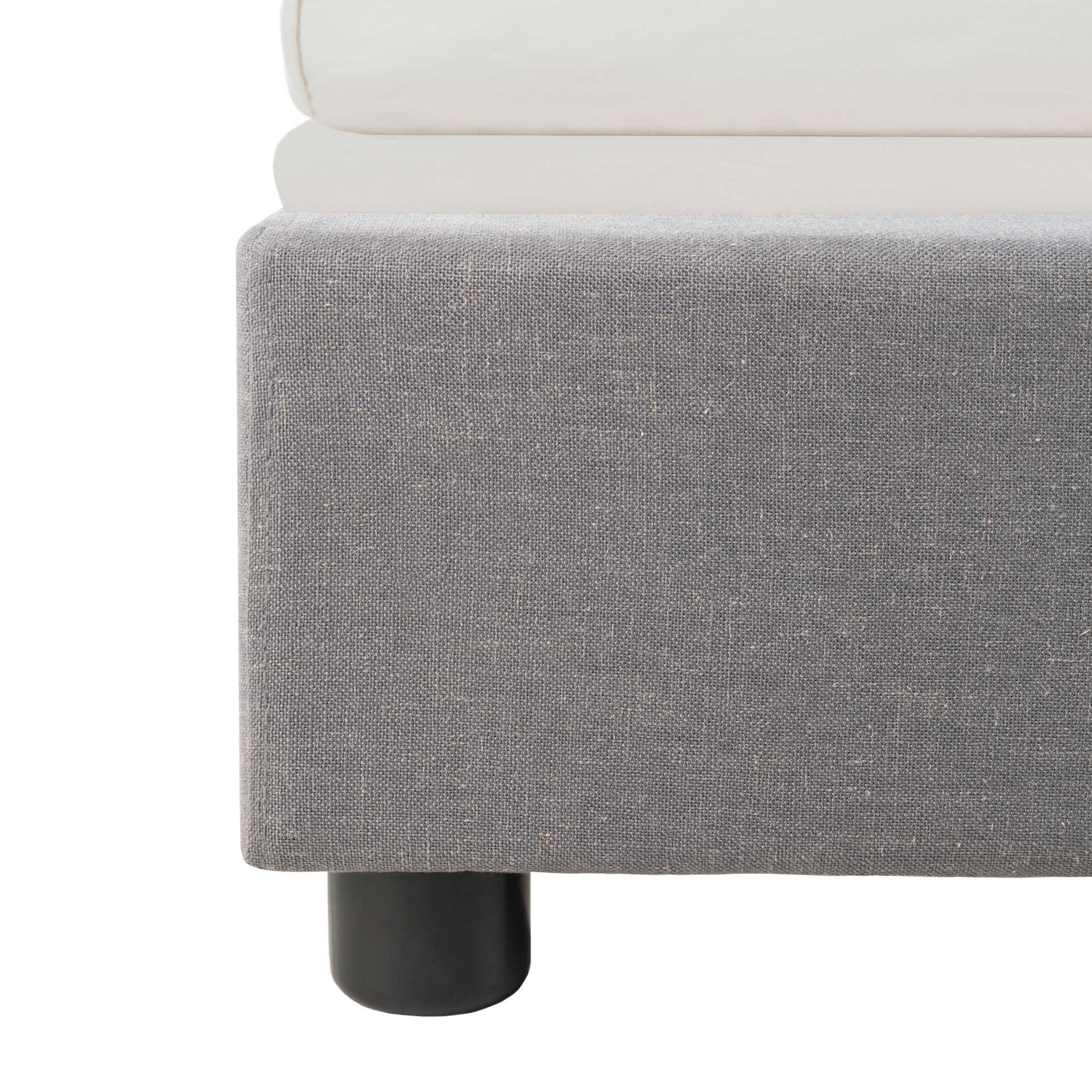 Carolina Upholstered Bed Gray - Image 5
