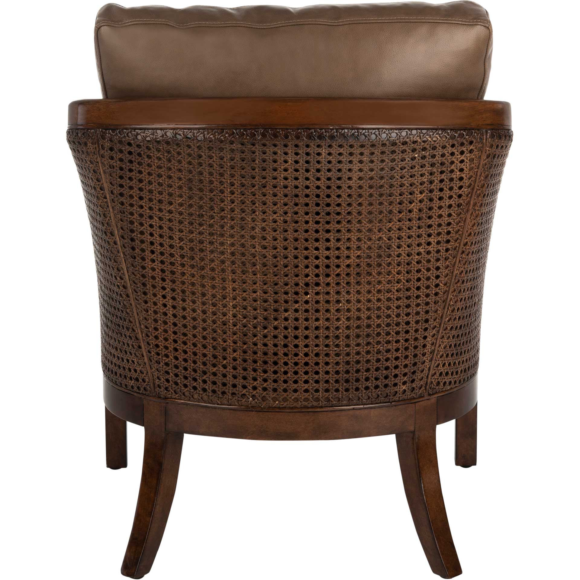 Caroline Barrel Back Chair Dark Brown - Image 4