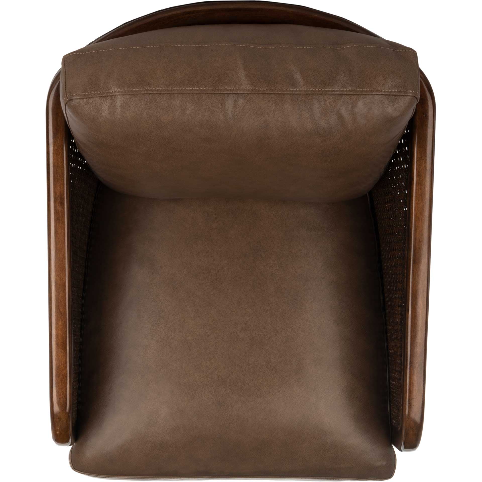 Caroline Barrel Back Chair Dark Brown - Image 6