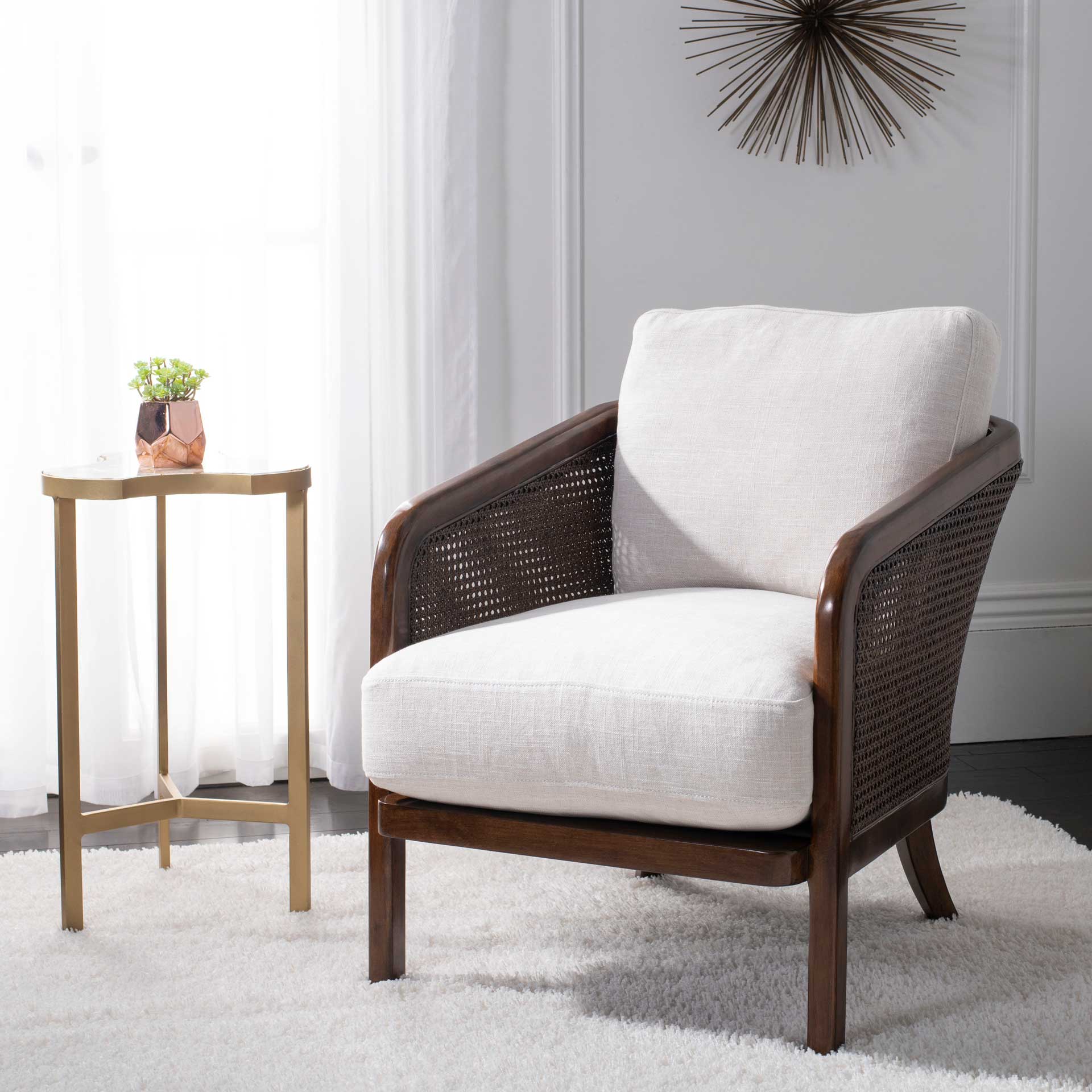 Caroline Barrel Back Chair Oatmeal - Image 10