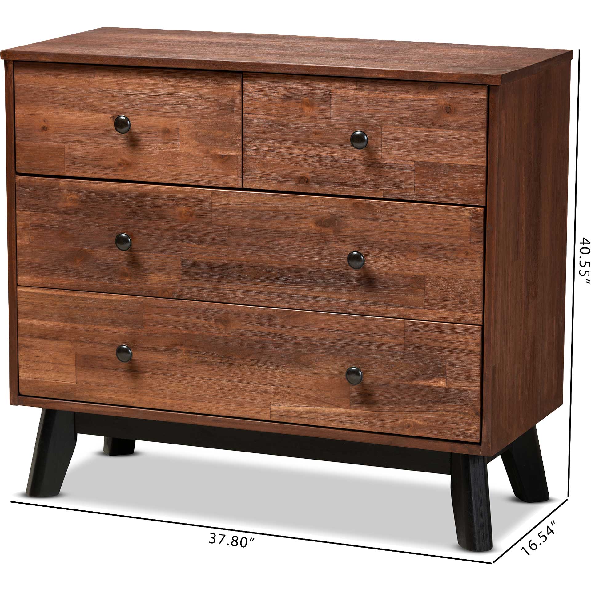 Caroline Dresser Brown/Black - Image 7