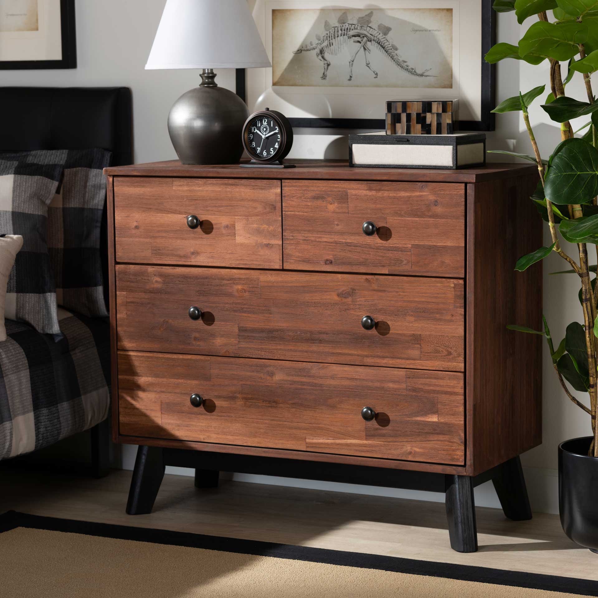 Caroline Dresser Brown/Black - Image 9