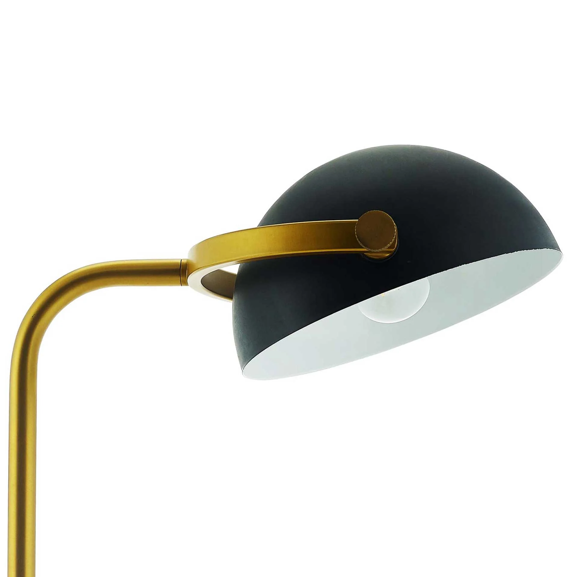 Carson Bronze and White Marble Floor Lamp Bronze/White - Image 2