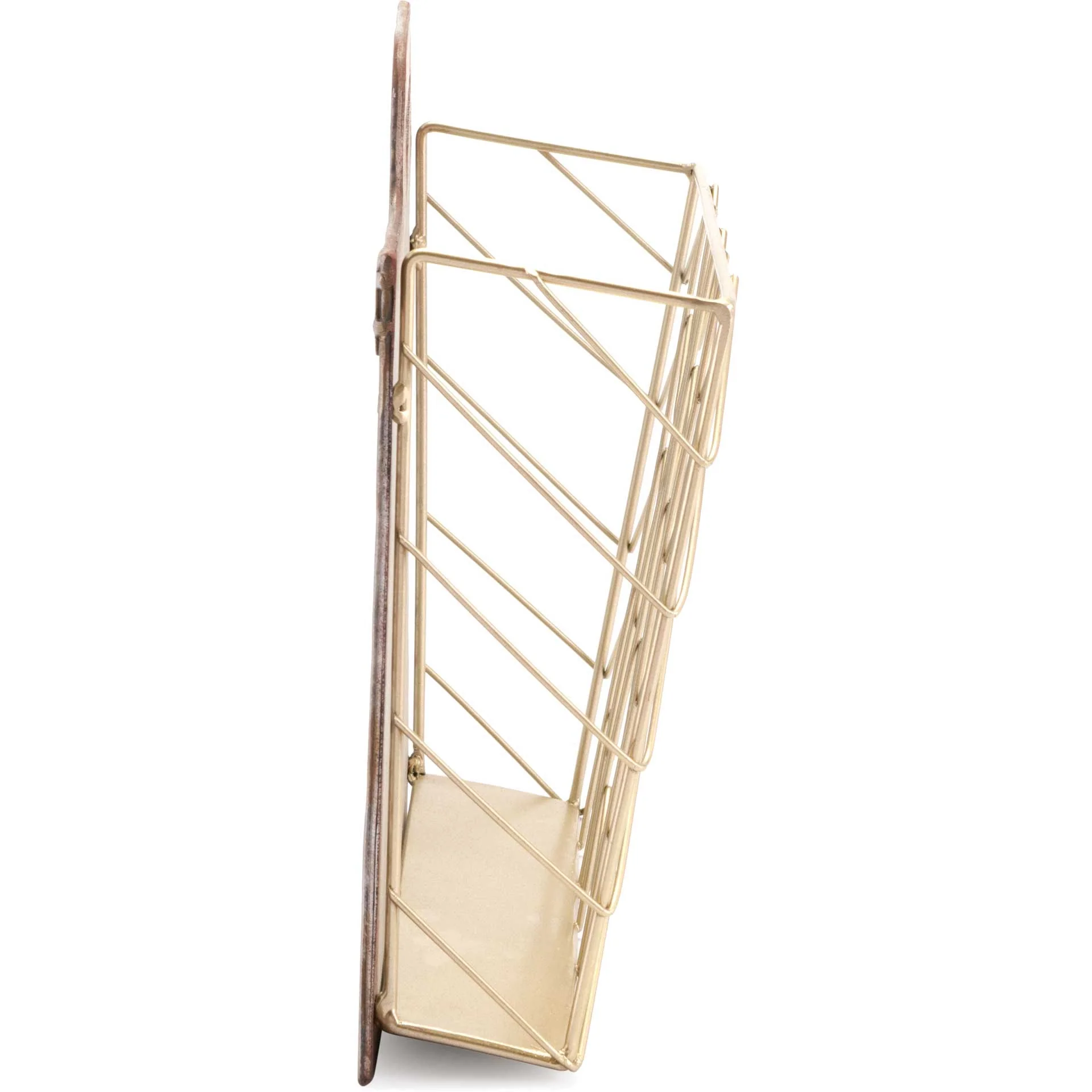 Cartas Wall Basket Gold - Image 2