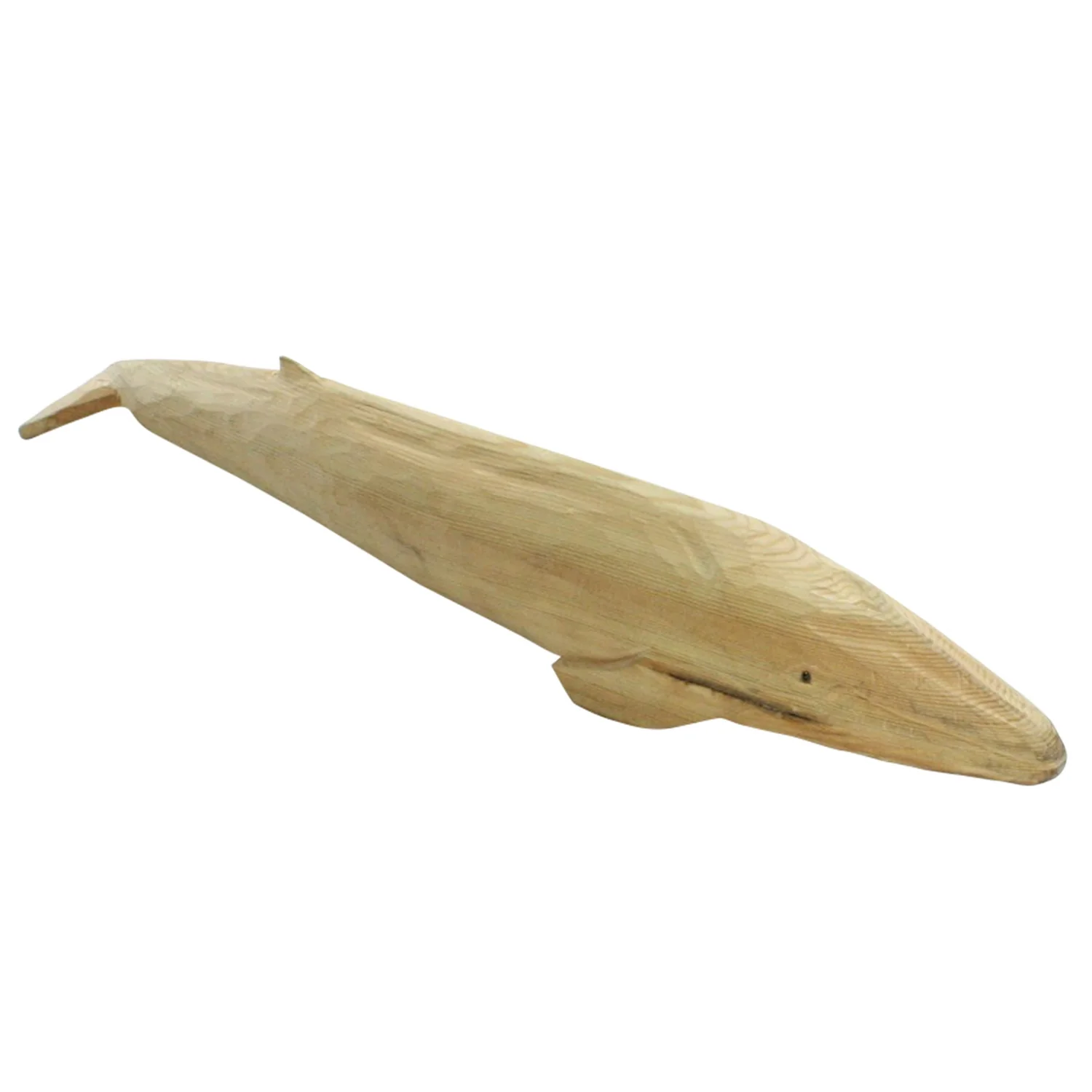 Carved Wood Blue Whale - Image 2