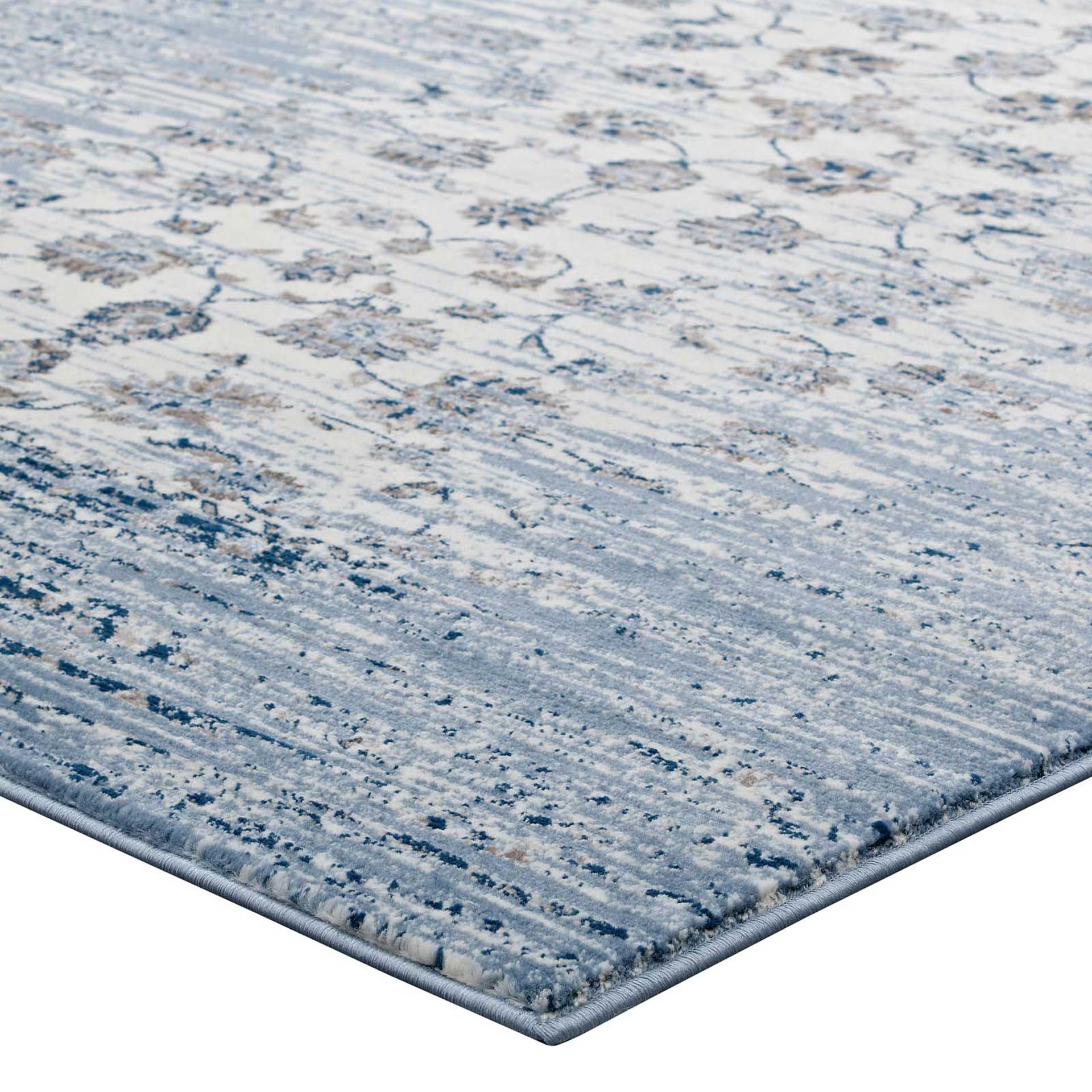 Carver Area Rug Moroccan Blue/Ivory - Image 3