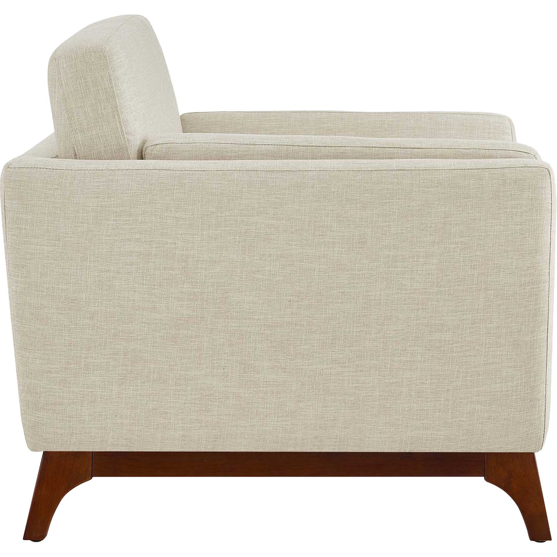 Casa Upholstered Fabric Armchair Beige - Image 3