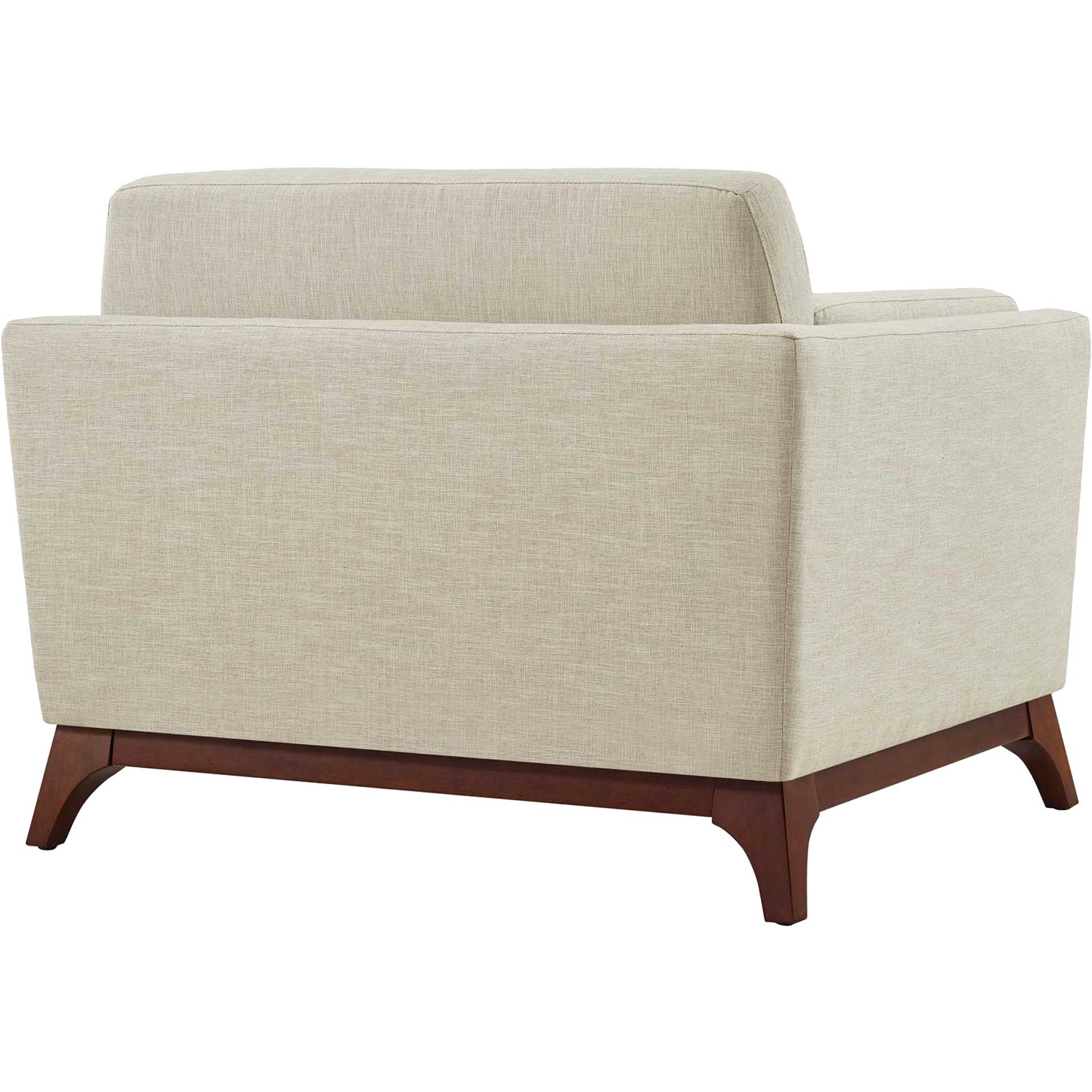 Casa Upholstered Fabric Armchair Beige - Image 4