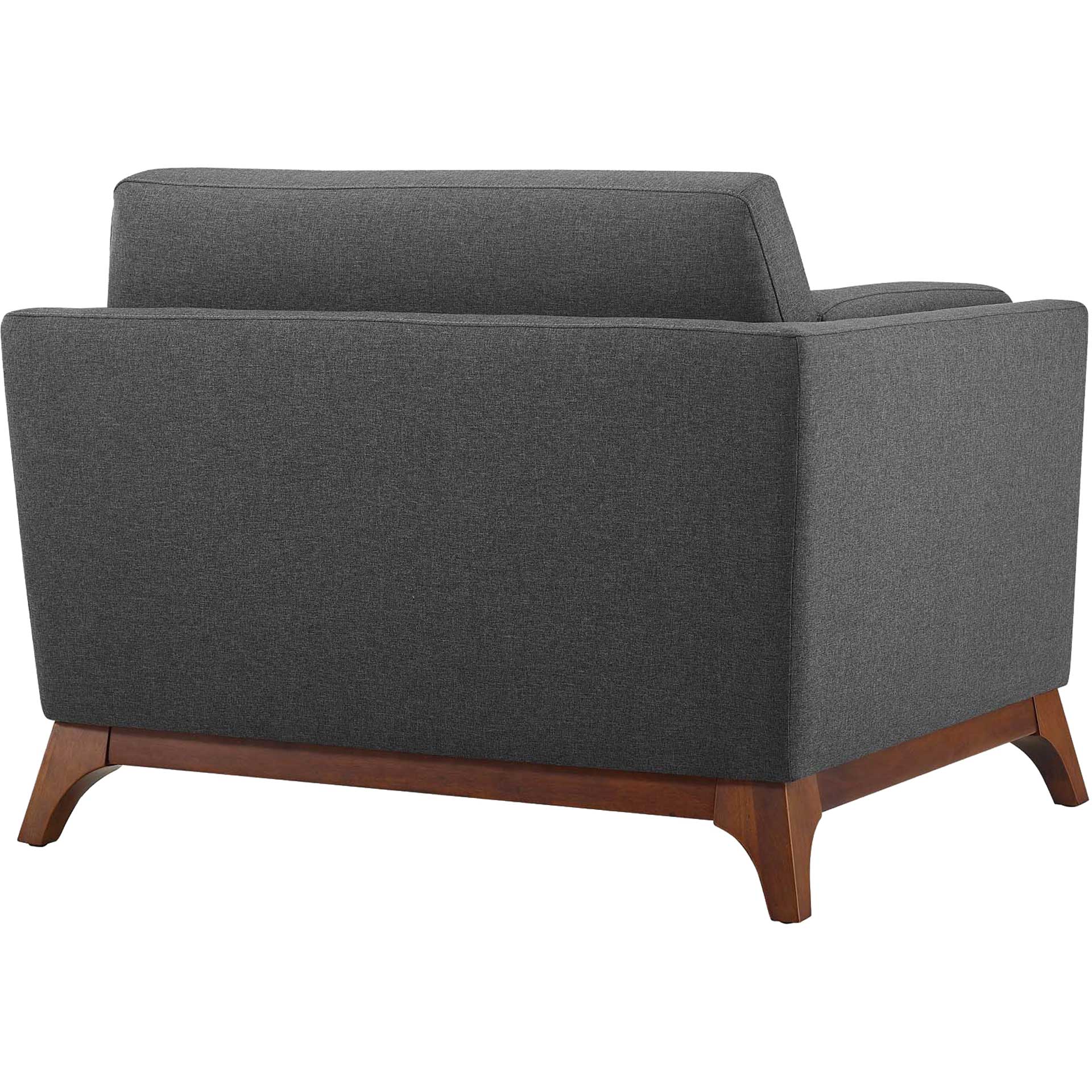 Casa Upholstered Fabric Armchair Gray - Image 4
