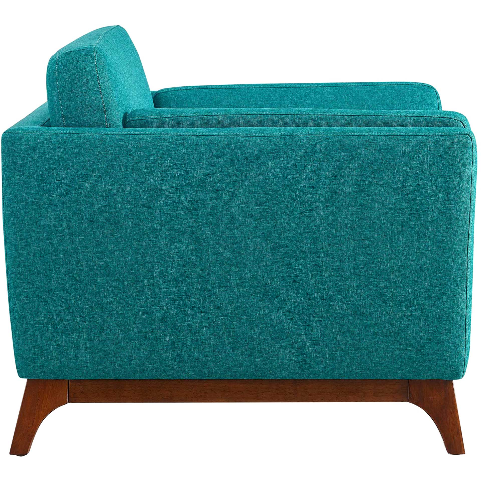 Casa Upholstered Fabric Armchair Teal - Image 3