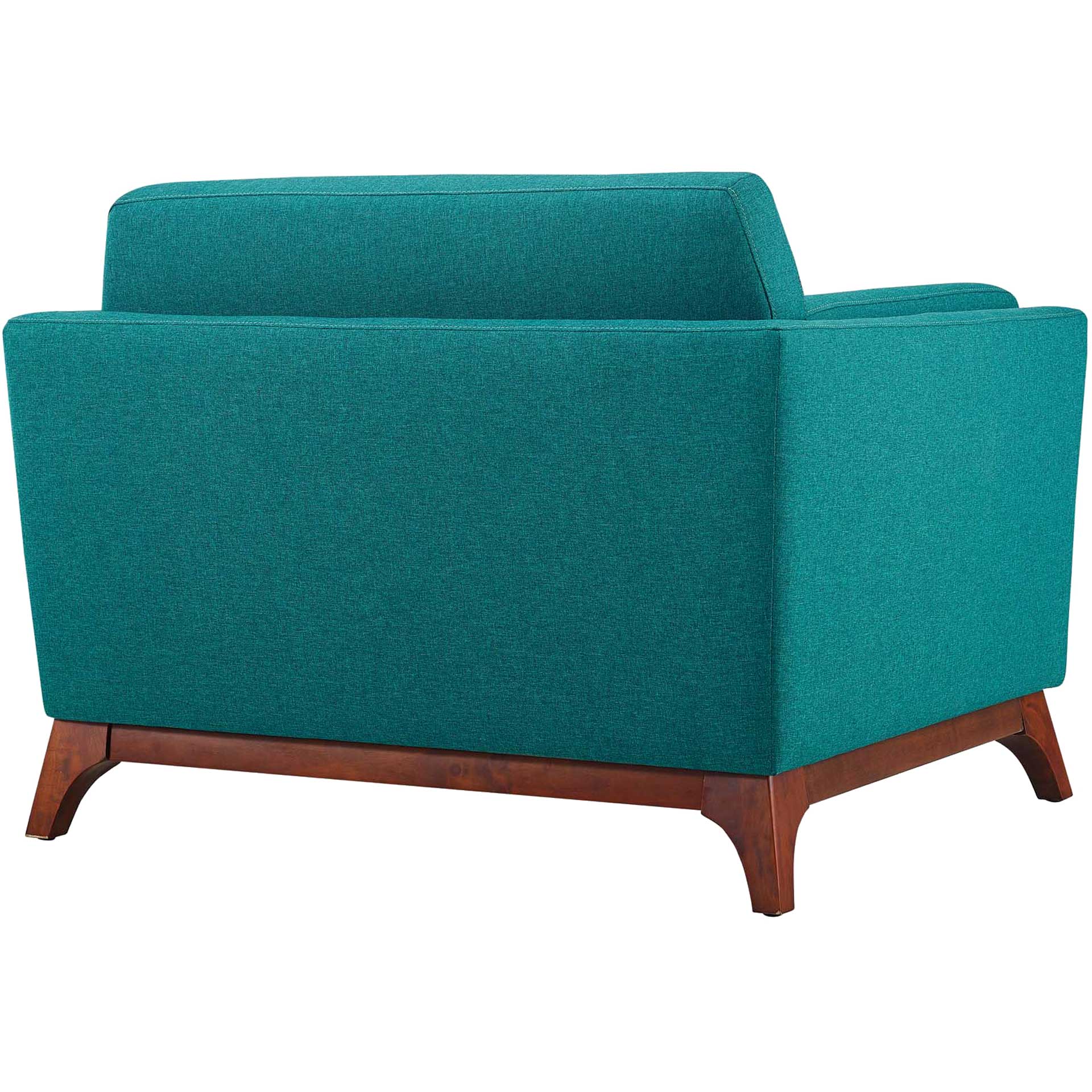 Casa Upholstered Fabric Armchair Teal - Image 4