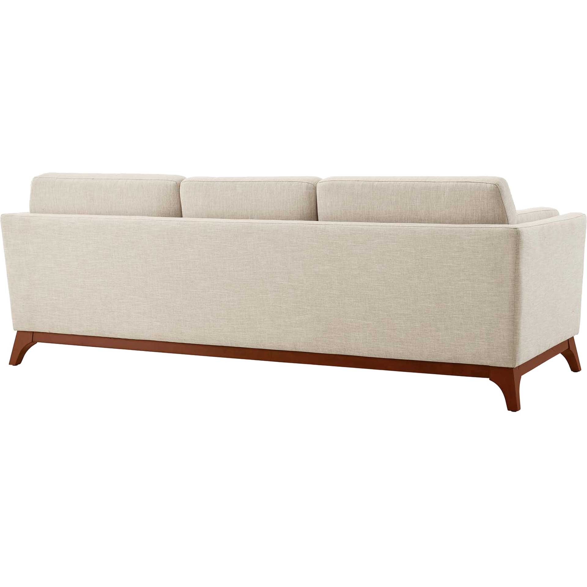 Casa Upholstered Fabric Sofa Beige - Image 3
