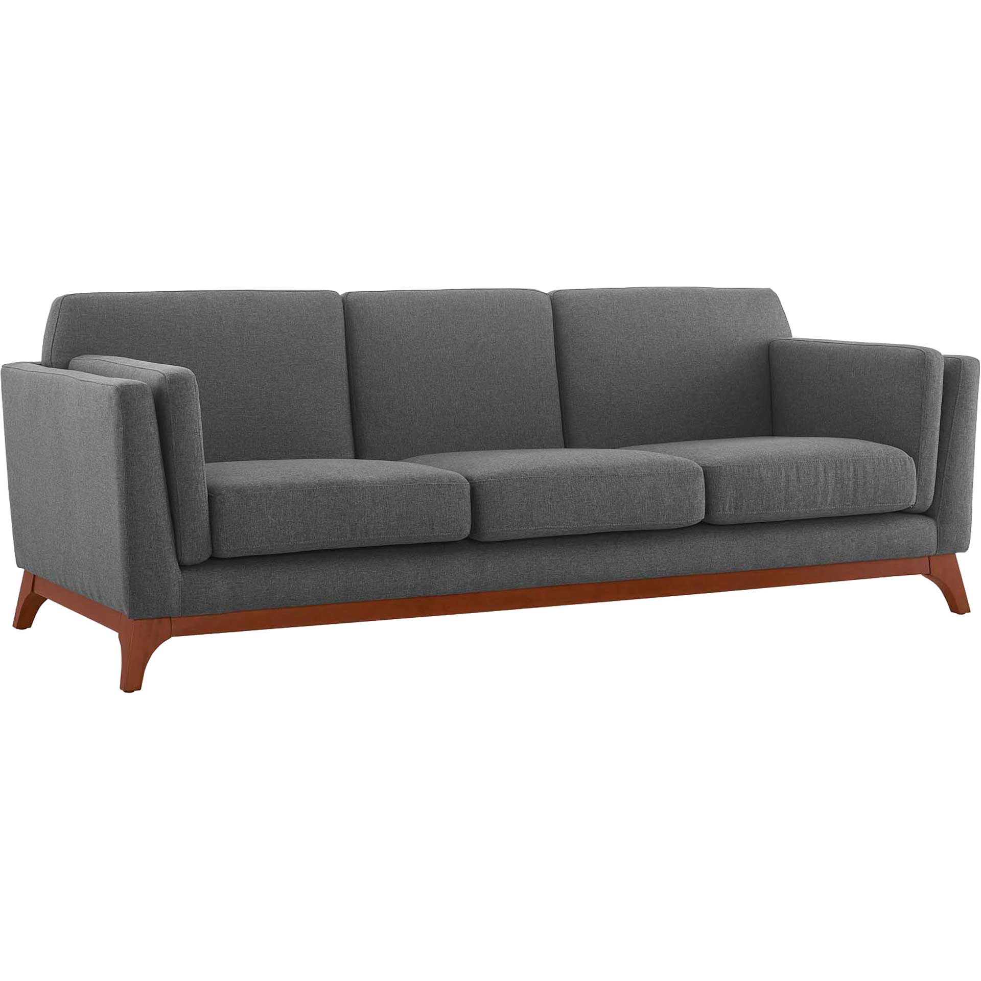 Casa Upholstered Fabric Sofa Gray - Image 2