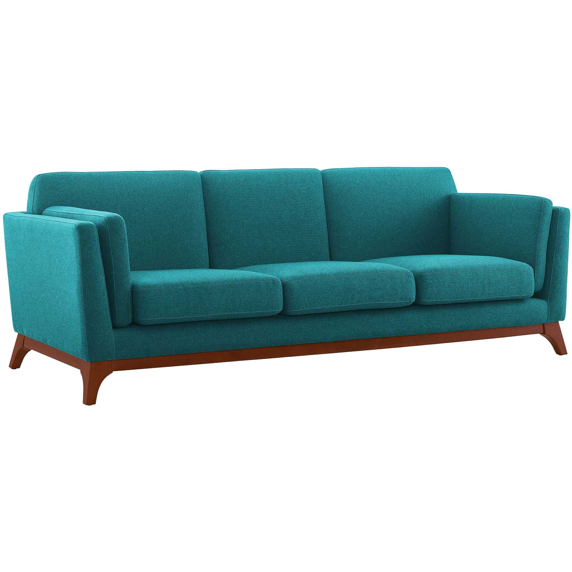 Casa Upholstered Fabric Sofa Teal - Image 2