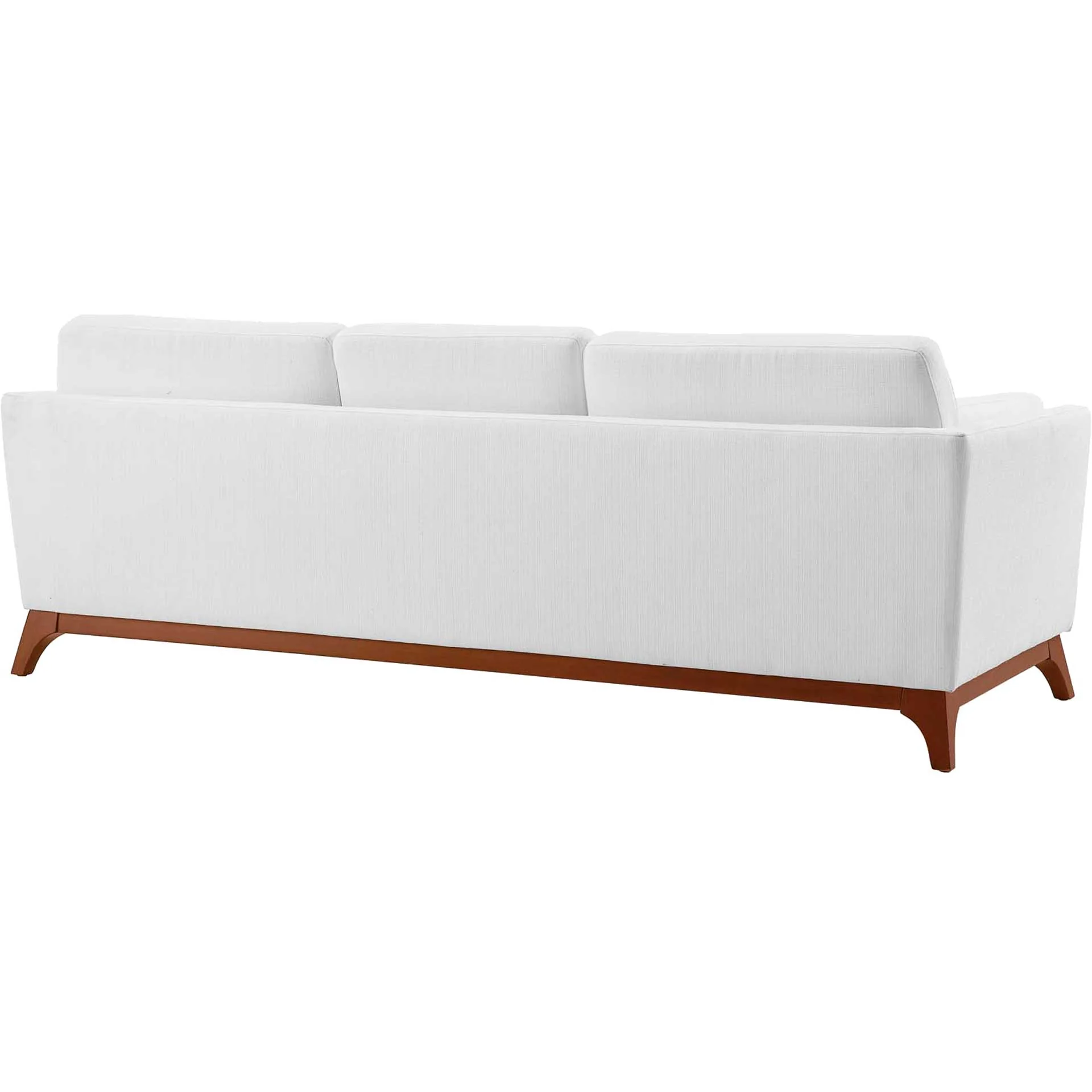 Casa Upholstered Fabric Sofa White - Image 3