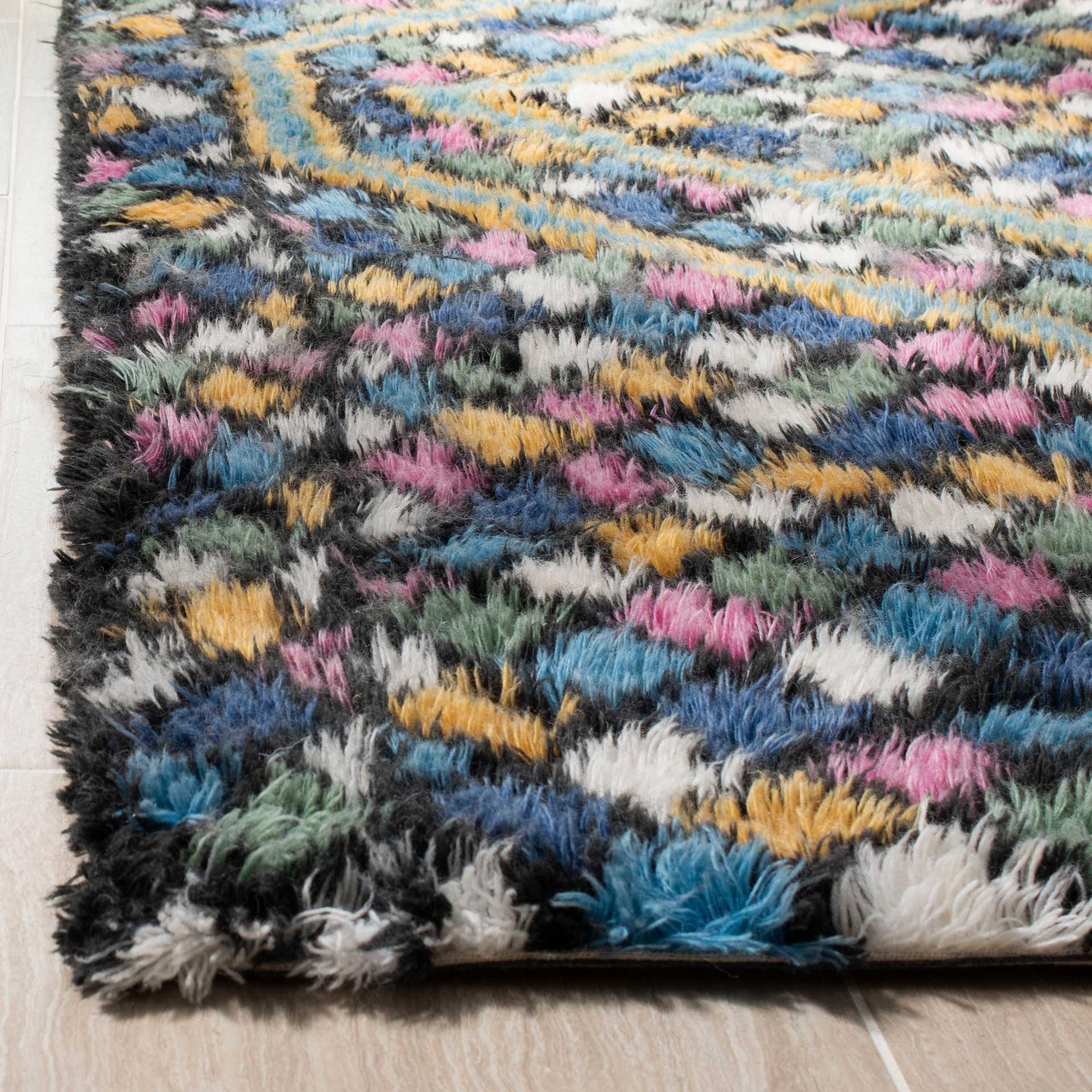 Casablanca Blue/Gold Area Rug - Image 4