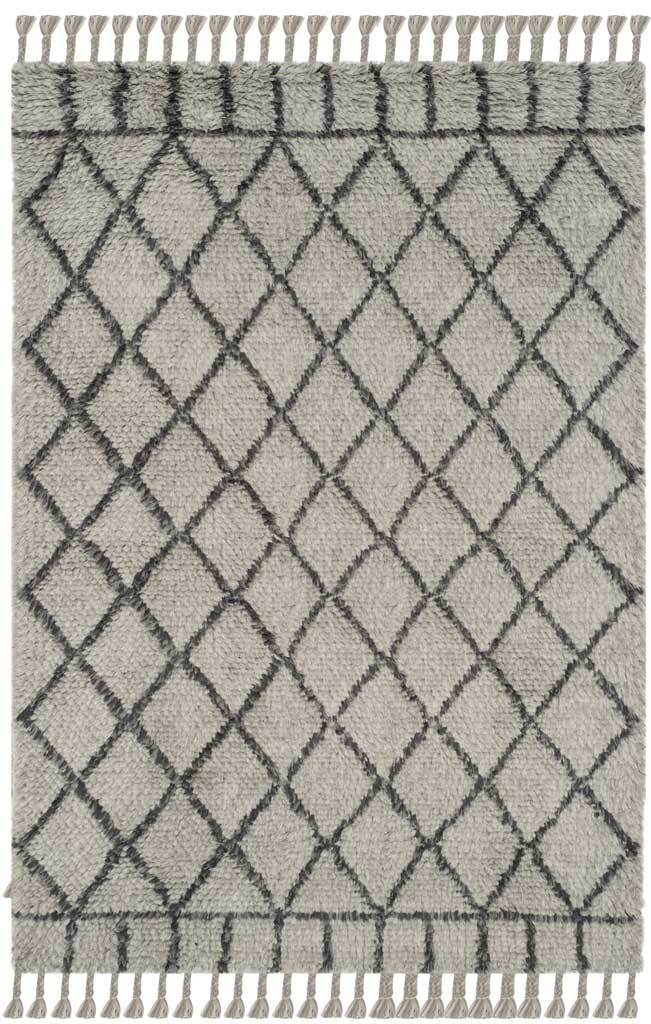 Casablanca Diamond Gray/Dark Gray Area Rug - Image 2