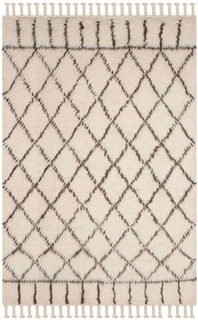 Casablanca Diamond Ivory/Brown Area Rug - Image 2
