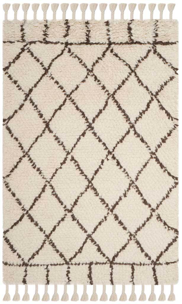 Casablanca Diamond Ivory/Brown Area Rug - Image 3