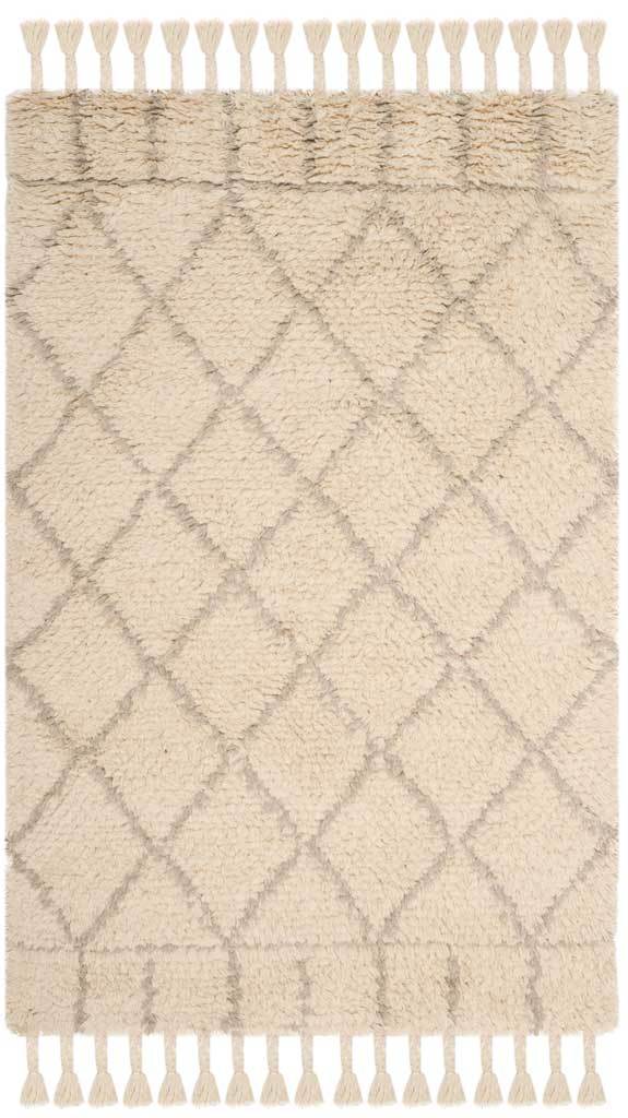 Casablanca Diamond Ivory/Light Gray Area Rug - Image 3