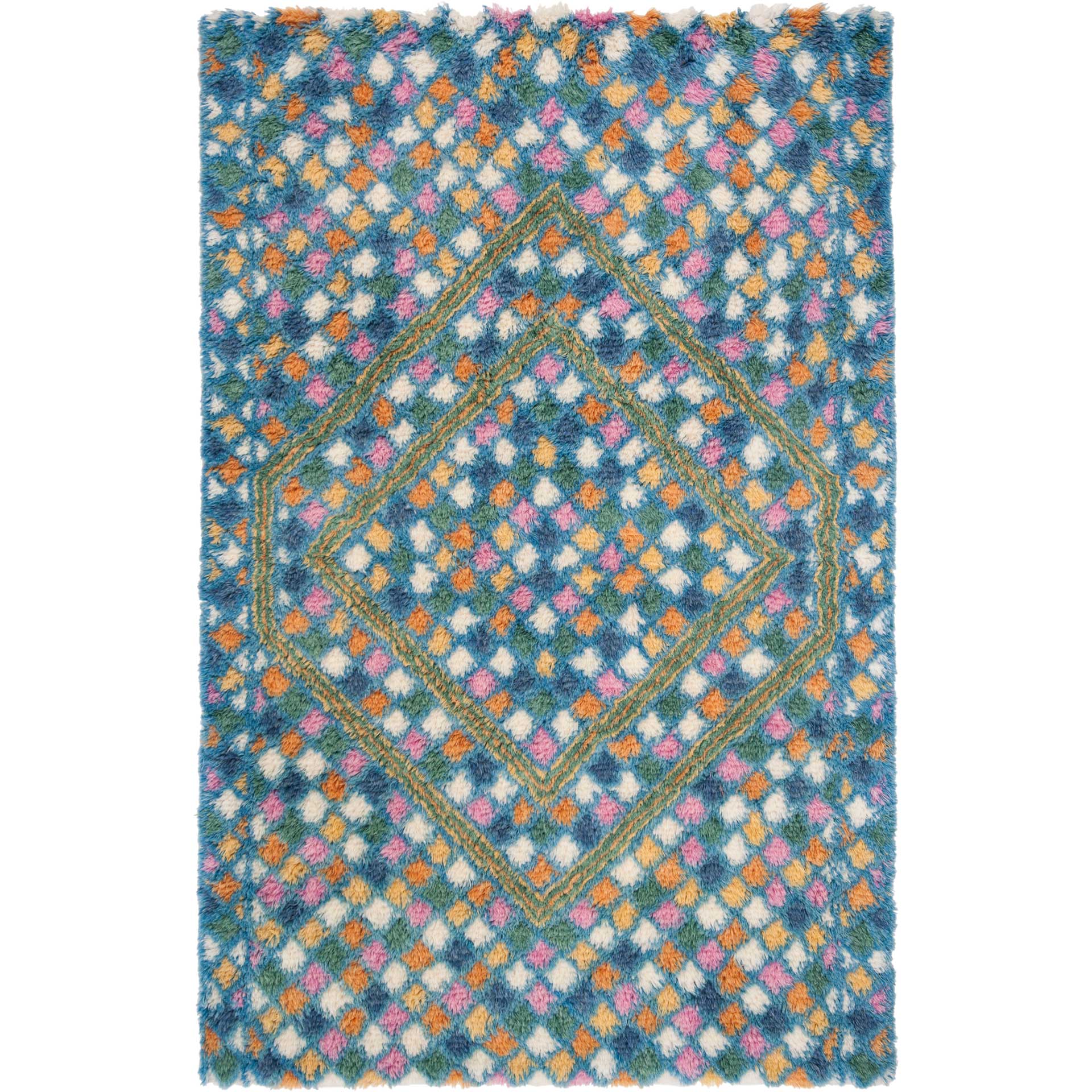 Casablanca Ivory/Blue Area Rug - Image 2